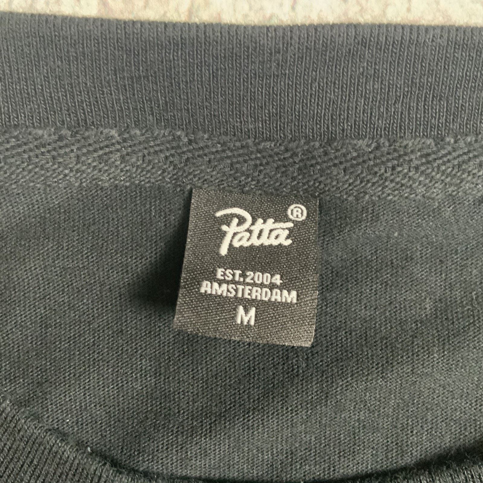 Patta Patta T-Shirt Mens Large Black Fancy Feathers Parrot Size US M / EU 48-50 / 2 - 5 Thumbnail