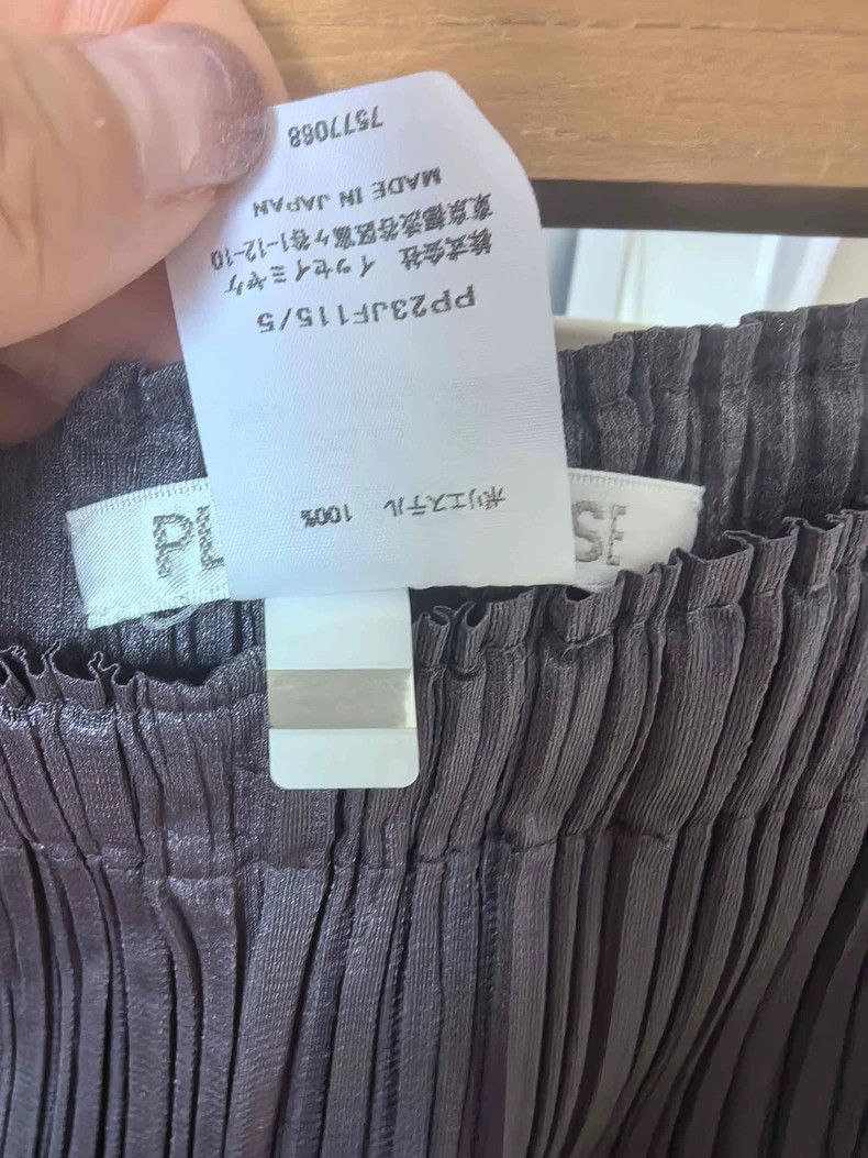Issey Miyake issey miyake size:5 Dark grey pleated pants Size 42" / US 20 - 3 Thumbnail