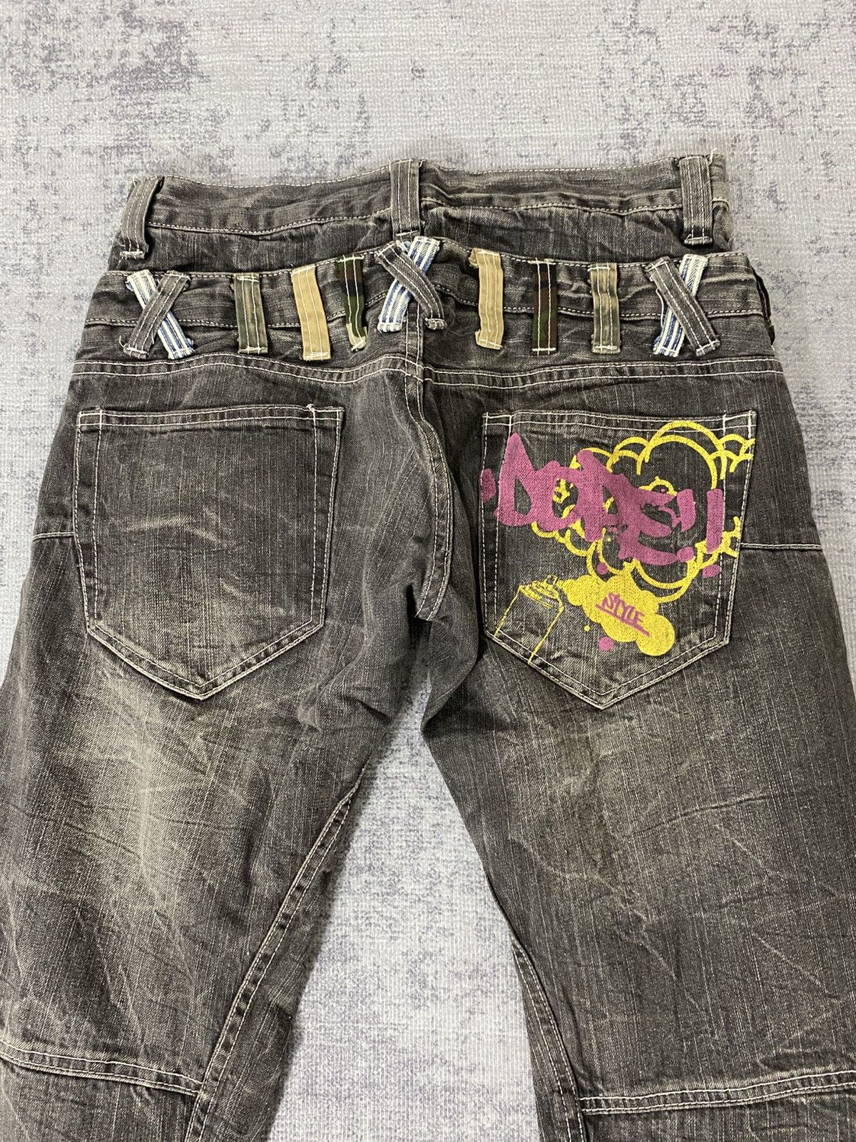 Hysteric Glamour double waist dominate y2k jeans pant Size US 28 / EU 44 - 9 Thumbnail