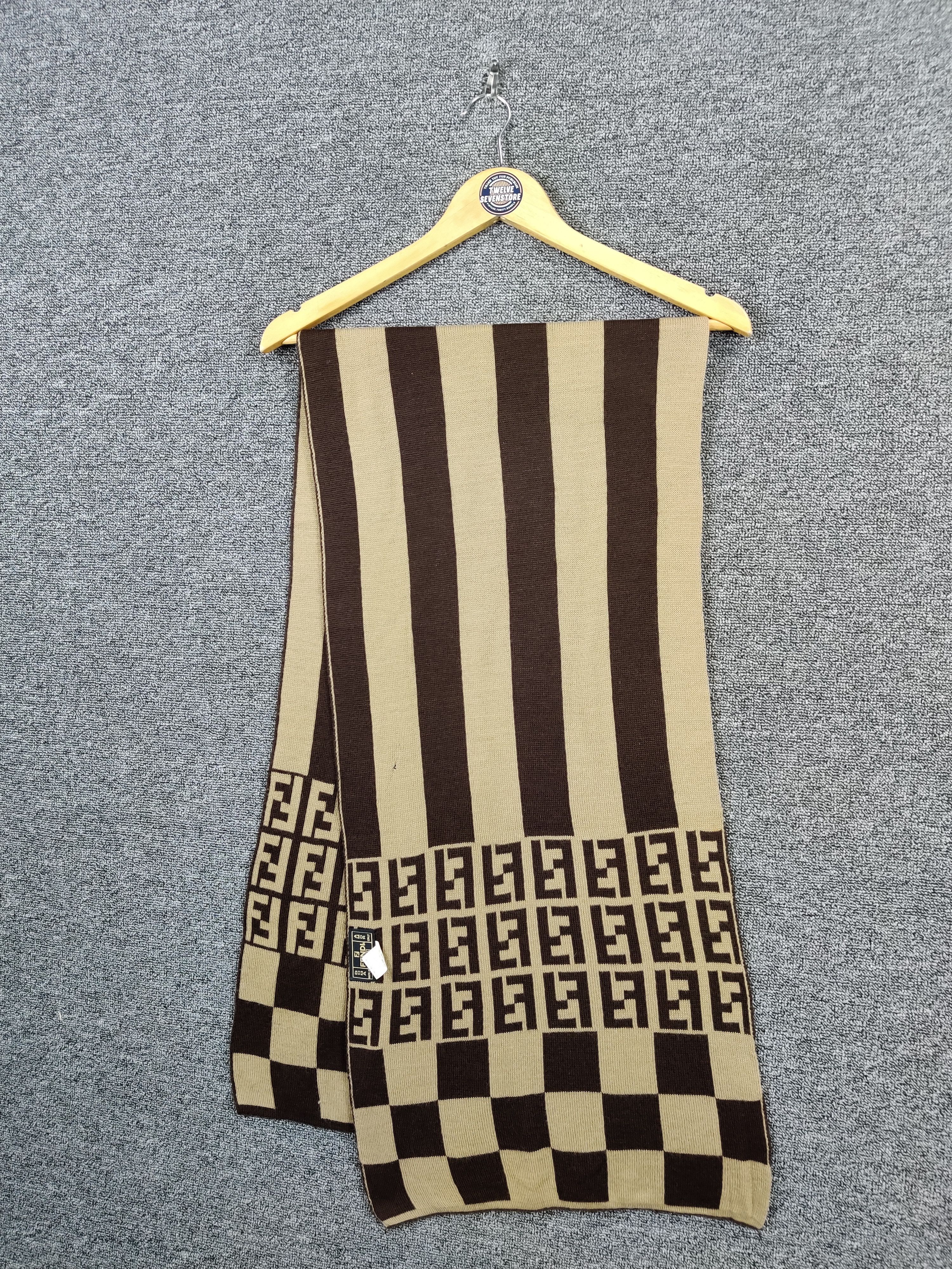 Fendi Vintage Fendi Monogram Muffler/Scarves Size ONE SIZE - 2 Thumbnail
