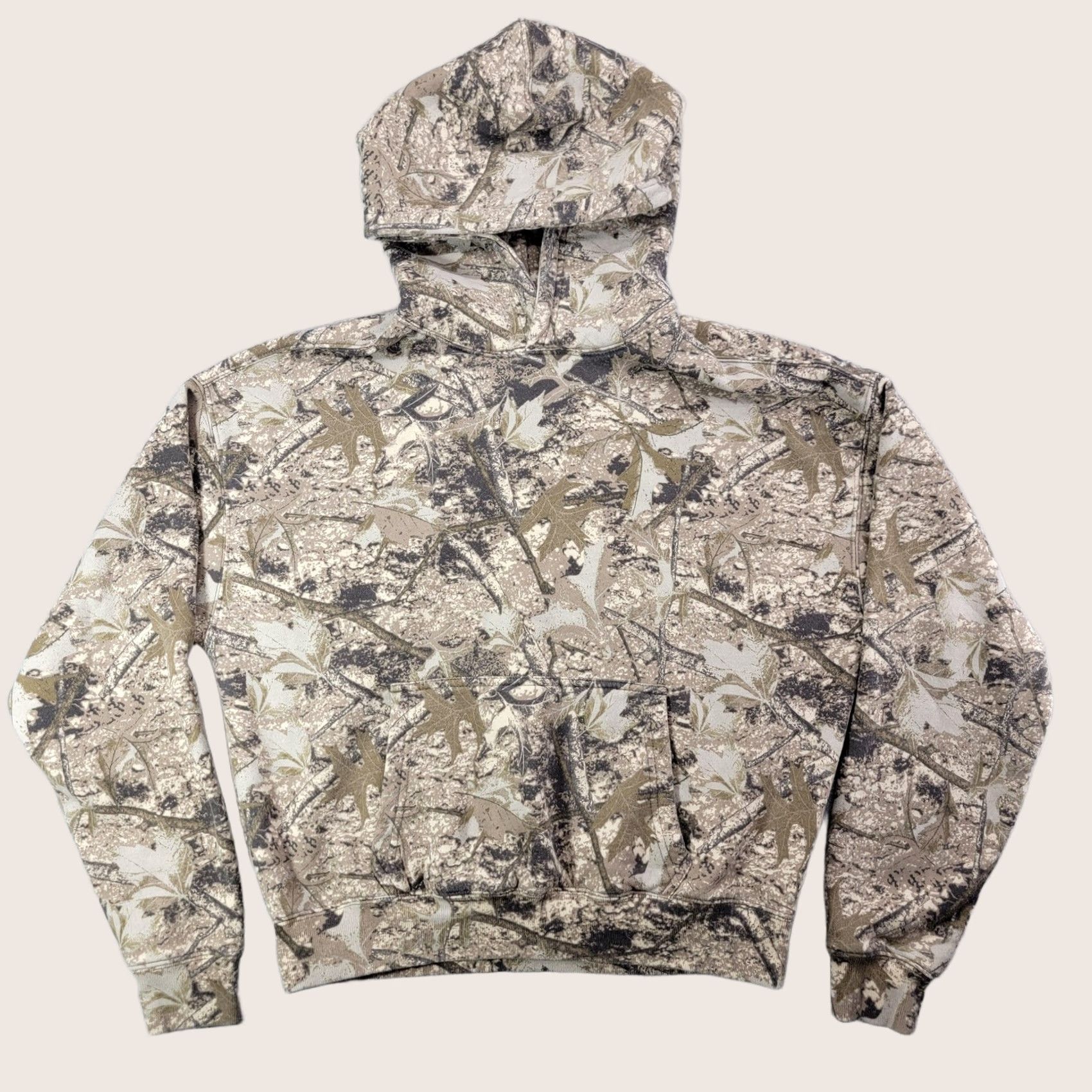 Aeropostale VINTAGE Aeropostale Hoodie Teens S Brown Camouflage Pullover Fleece Kangaroo Pocket Hunting Size US S / EU 44-46 / 1 - 1 Thumbnail