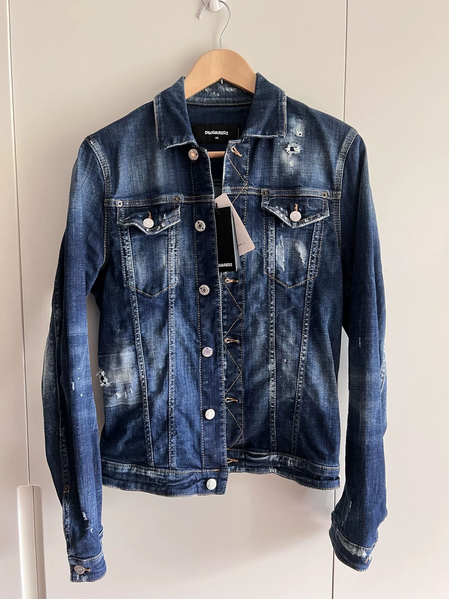 Dsquared2 Men's Distressed Denim Jacket