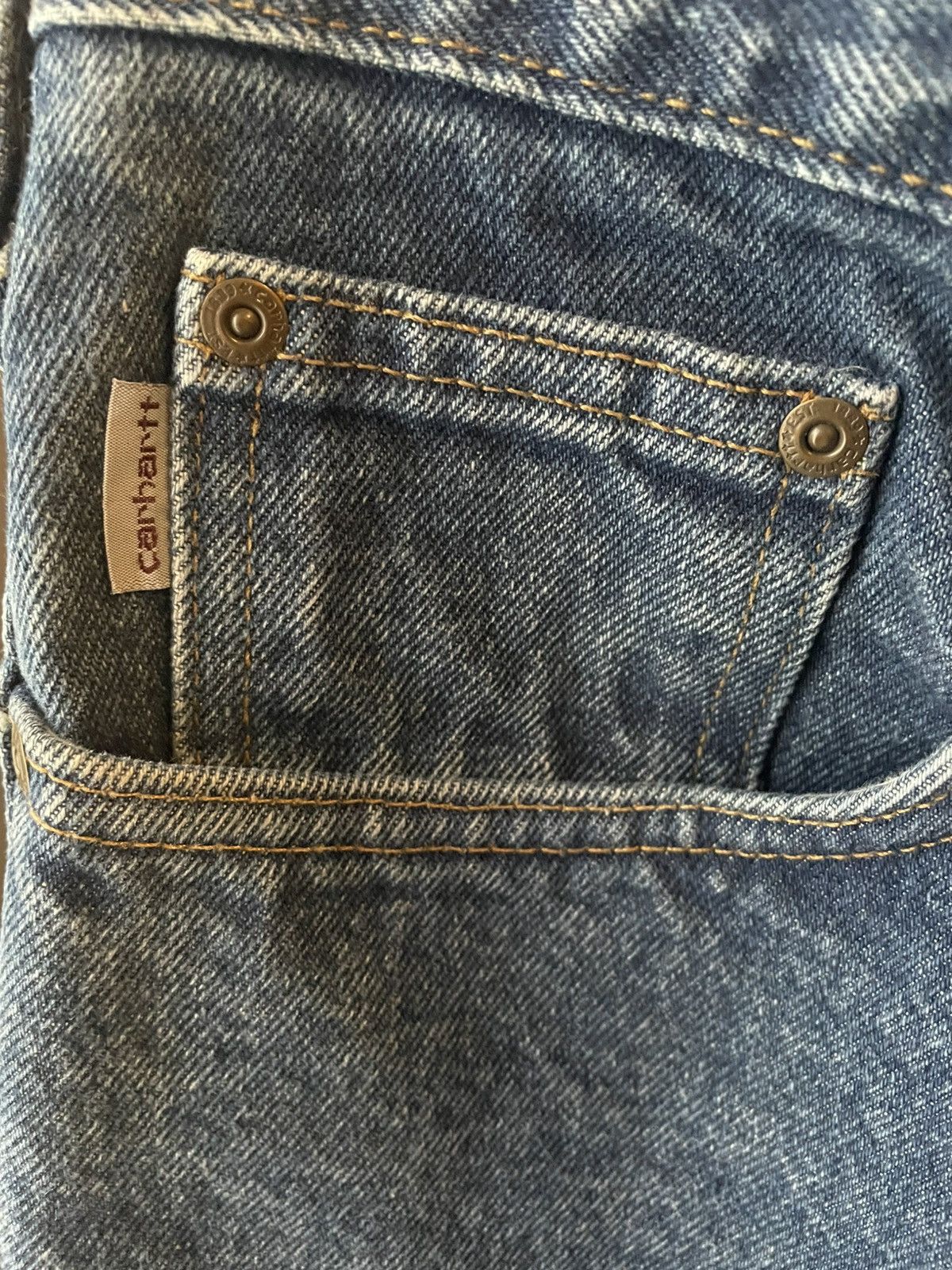 Carhartt Carharrt Blue Denim Jeans Size US 36 / EU 52 - 4 Thumbnail