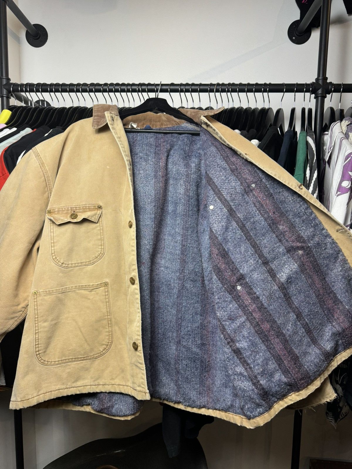 Carhartt Vintage 90s Carhartt Barn Jacket blanket lined XL Size US XL / EU 56 / 4 - 12 Thumbnail
