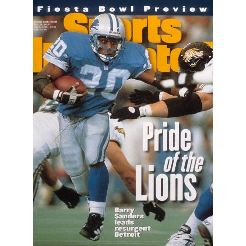 NFL × Starter Barry SANDERS 90s Detroit Lions Reversible jersey NFL vtg Size US L / EU 52-54 / 3 - 11 Thumbnail
