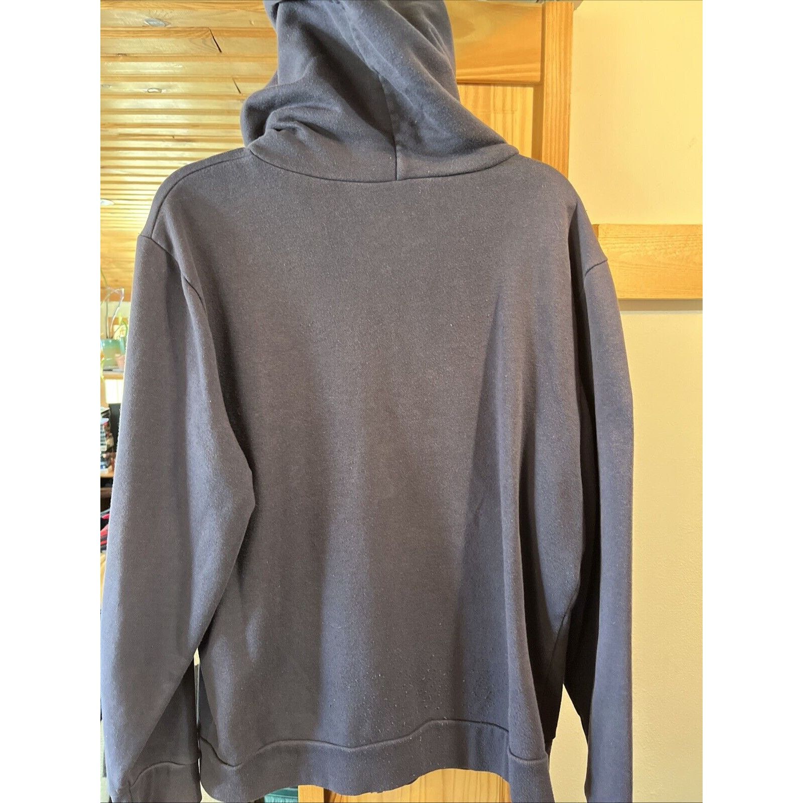 Comune Comune Men L Navy Blue Hooded Jacket Cotton Polyester Skater Size US L / EU 52-54 / 3 - 8 Thumbnail