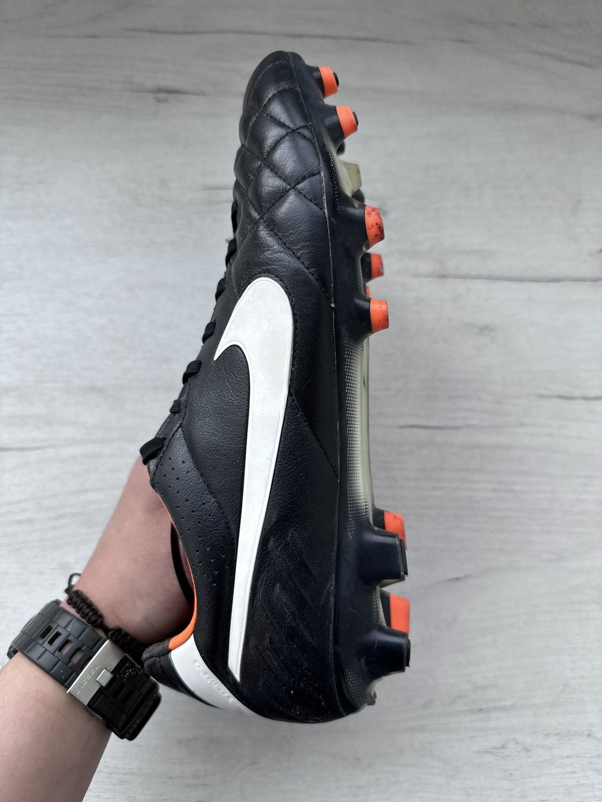 Nike × Vintage Nike Tiempo Legend Leather Rare Soccer Football Cleats Boots Size US 11 / EU 44 - 10 Thumbnail