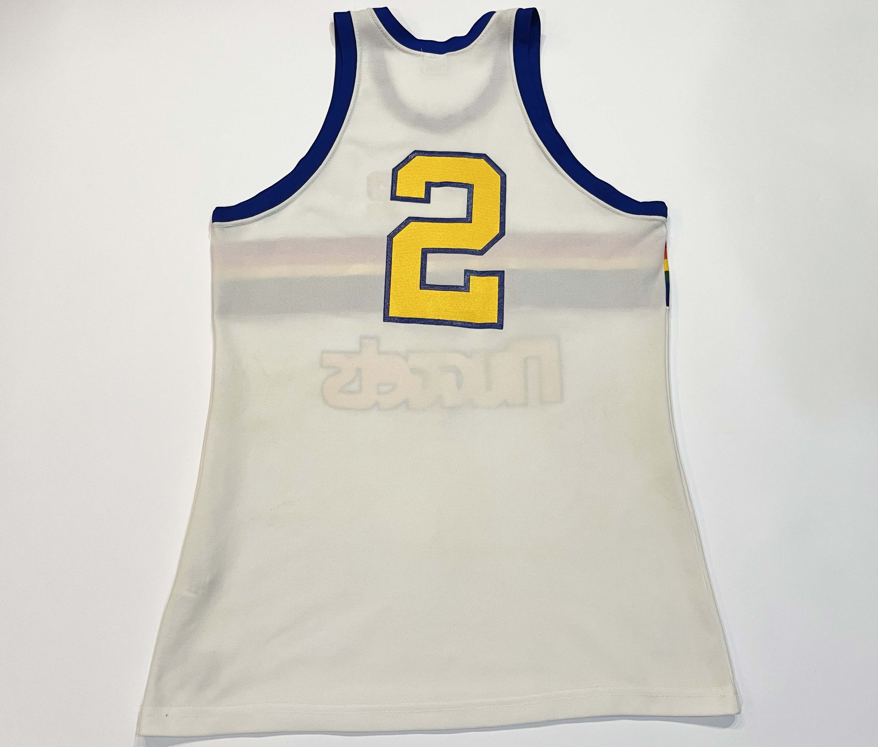 Other Vintage Sand Knit NBA Denver Nuggets ALEX ENGLISH #2 Jersey Size US L / EU 52-54 / 3 - 5 Thumbnail