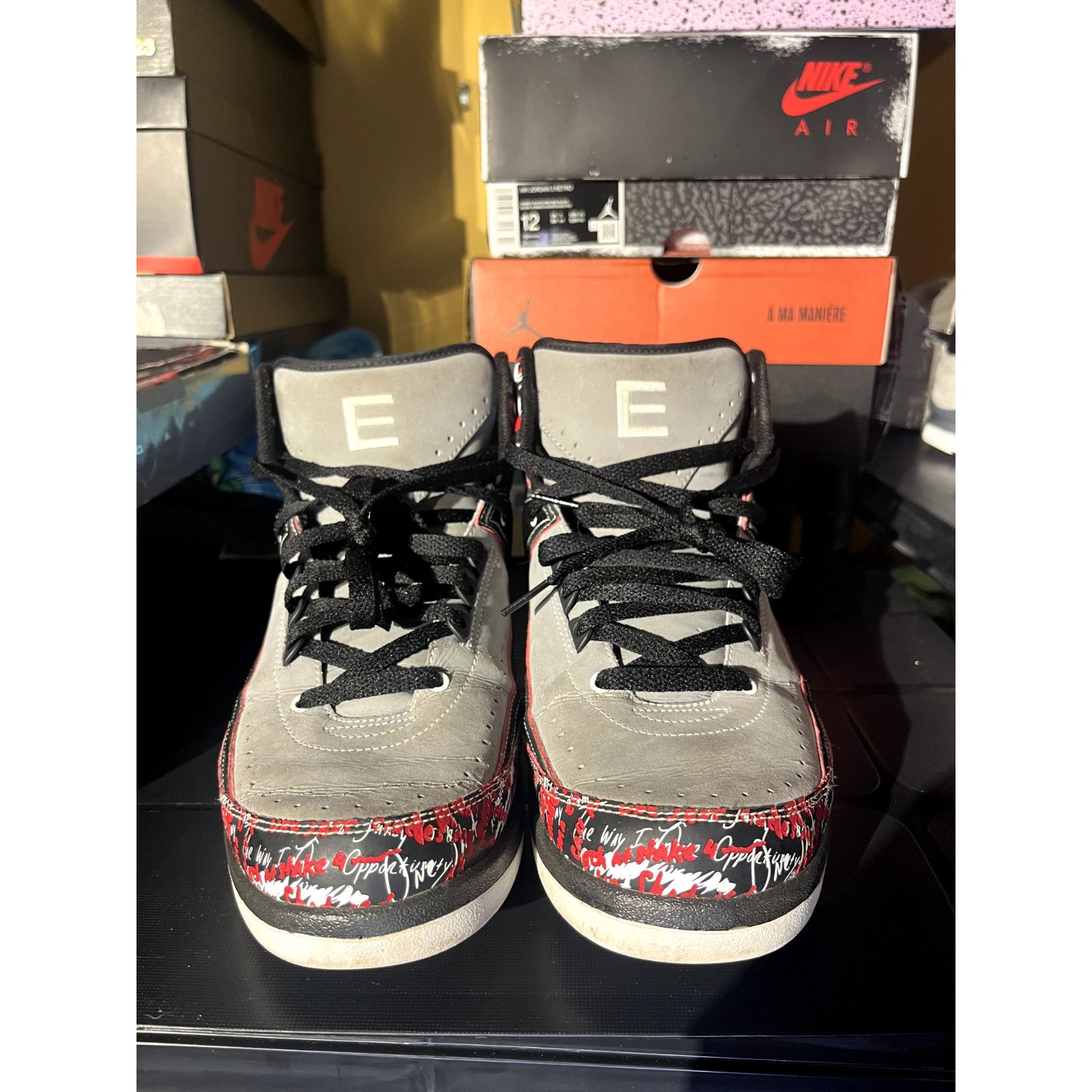 Eminem × Jordan Brand Air Jordan 2 Retro Eminem - Size 9.5 Size US 9.5 / EU 42-43 - 4 Thumbnail
