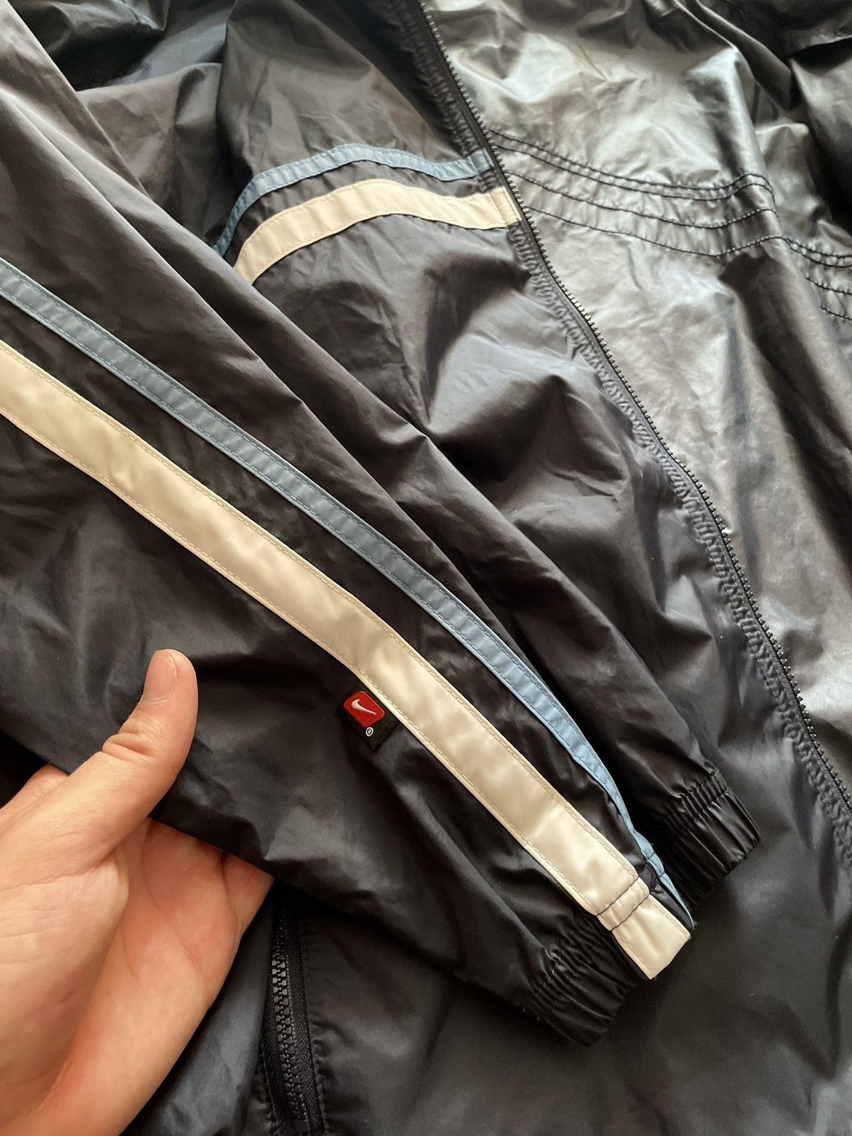 Nike × Vintage 00s Nike Vintage Light Jacket Streetwear Logo Swoosh Size US M / EU 48-50 / 2 - 15 Thumbnail