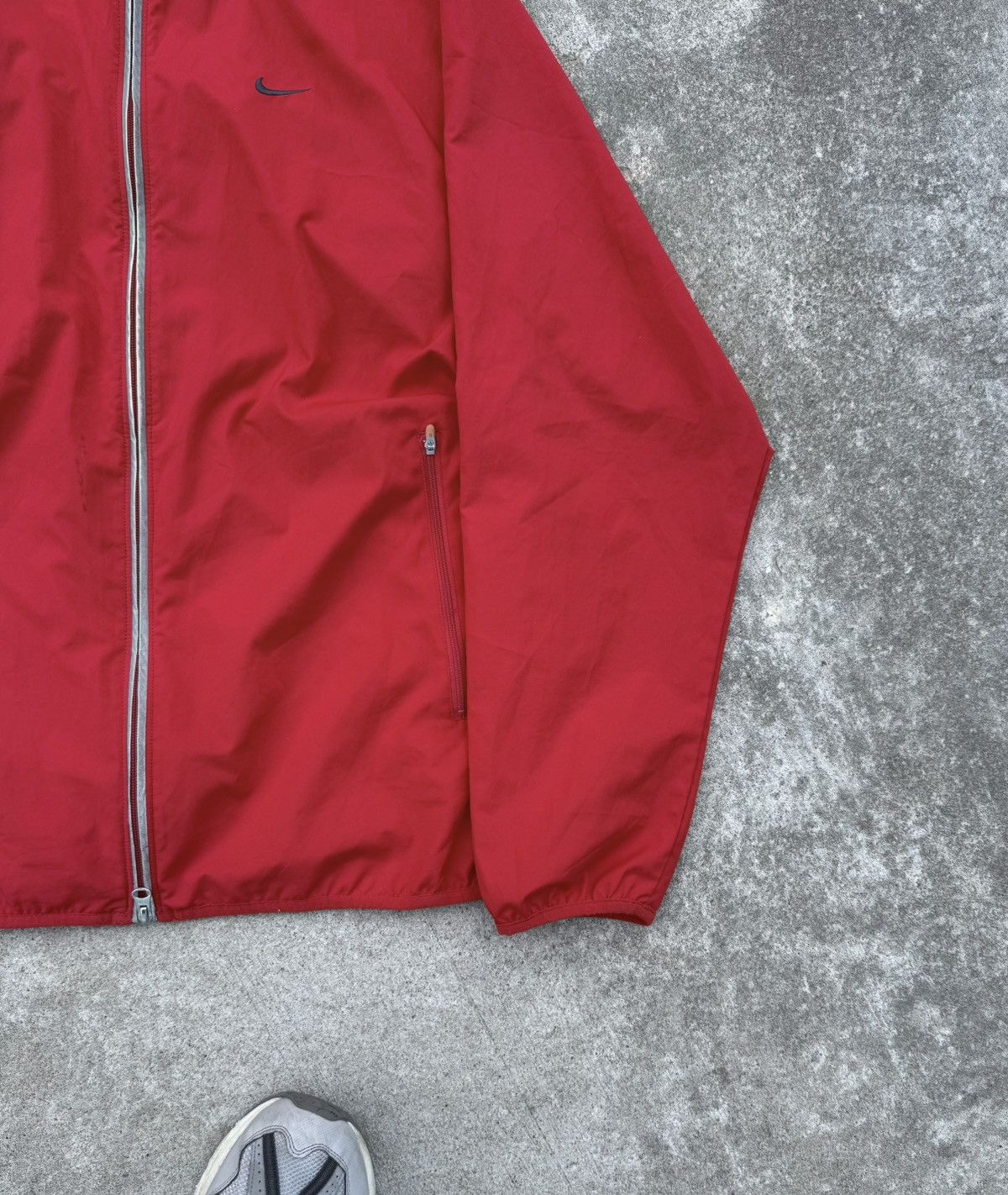 Other Vintage Nike y2k avantgarde streetwear track nylon jacket Size US L / EU 52-54 / 3 - 6 Thumbnail