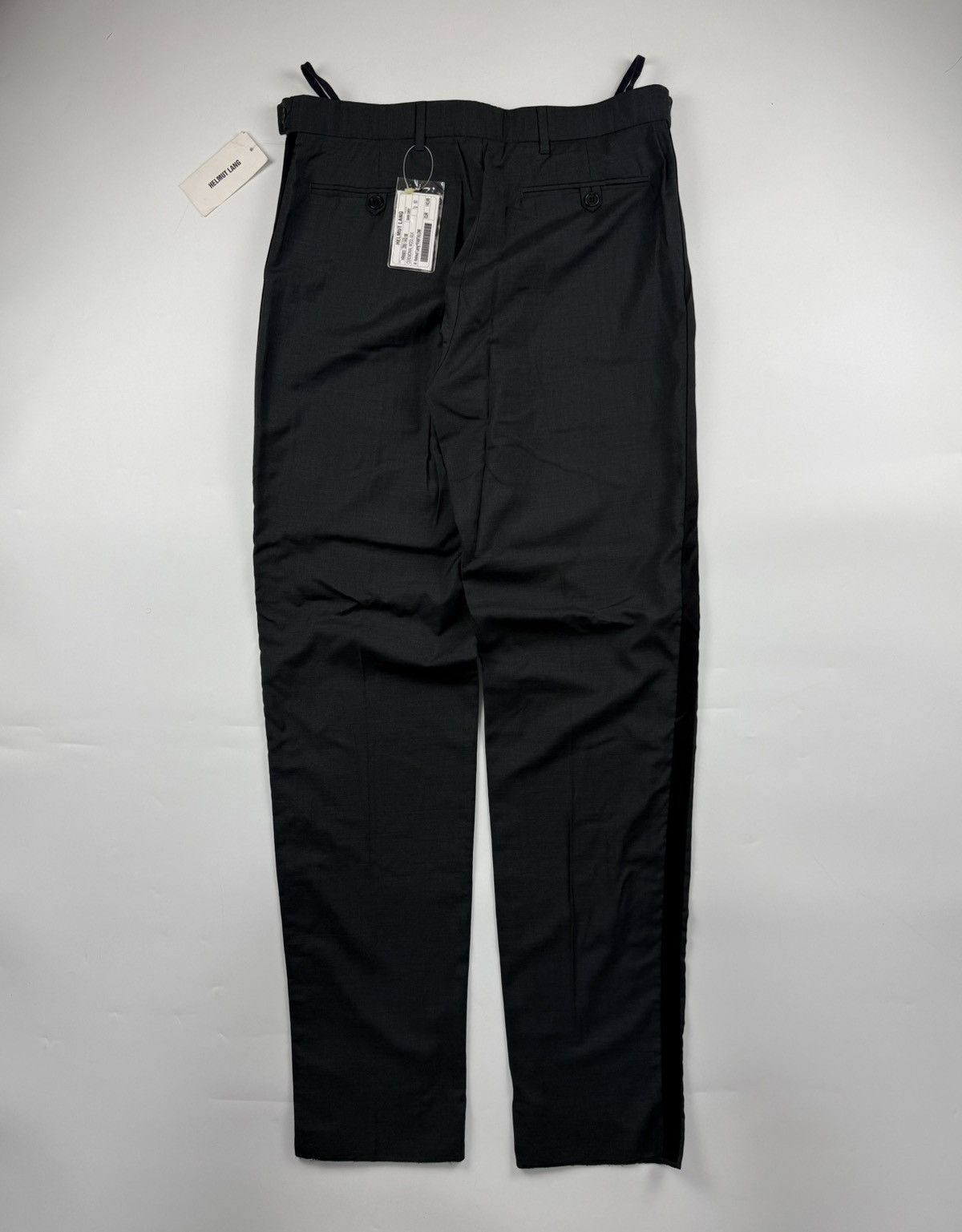 Helmut Lang Helmut Lang Side Tape Wool Silk Trouser Size US 32 / EU 48 - 2 Thumbnail