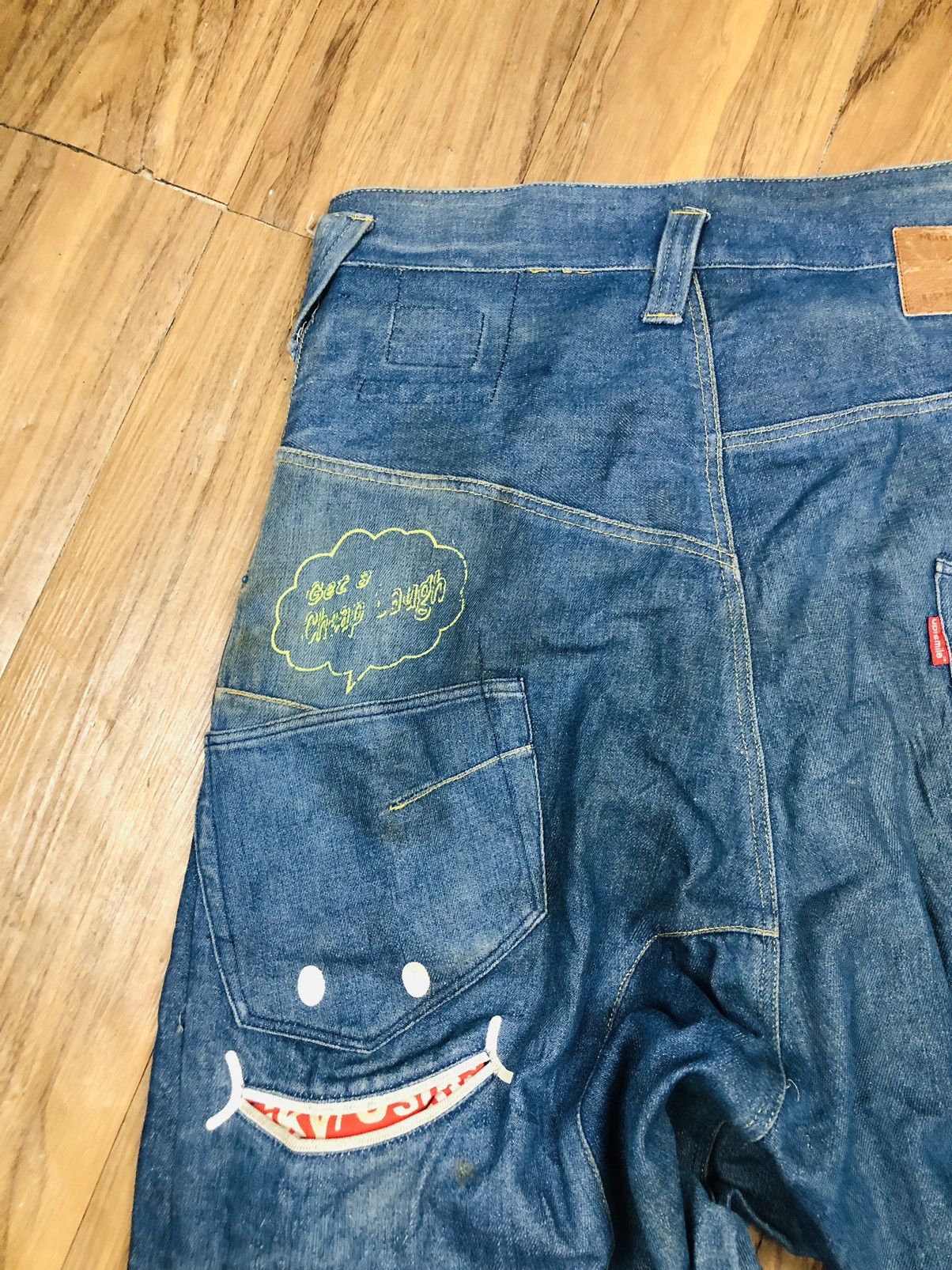 Other Up smile Denim Jeans (33) Size US 32 / EU 48 - 19 Thumbnail