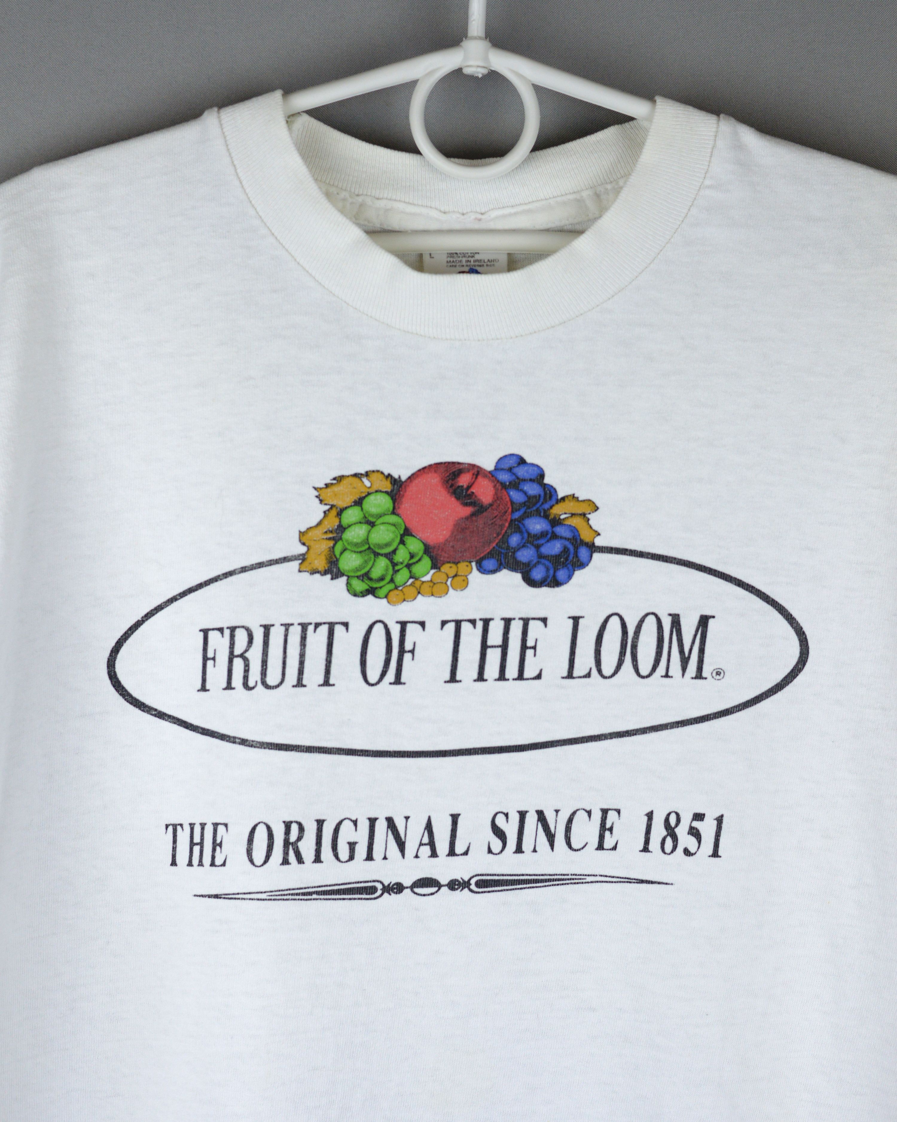 Fruit Of The Loom × Vintage Vintage Fruit Of The Loom the original Since 1851 t shirt Size US L / EU 52-54 / 3 - 2 Thumbnail