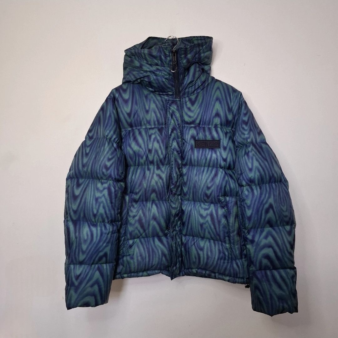 Kenzo KENZO Down Moire Tiger Quilted Nylon Puffer Jacket Size US L / EU 52-54 / 3 - 1 Thumbnail