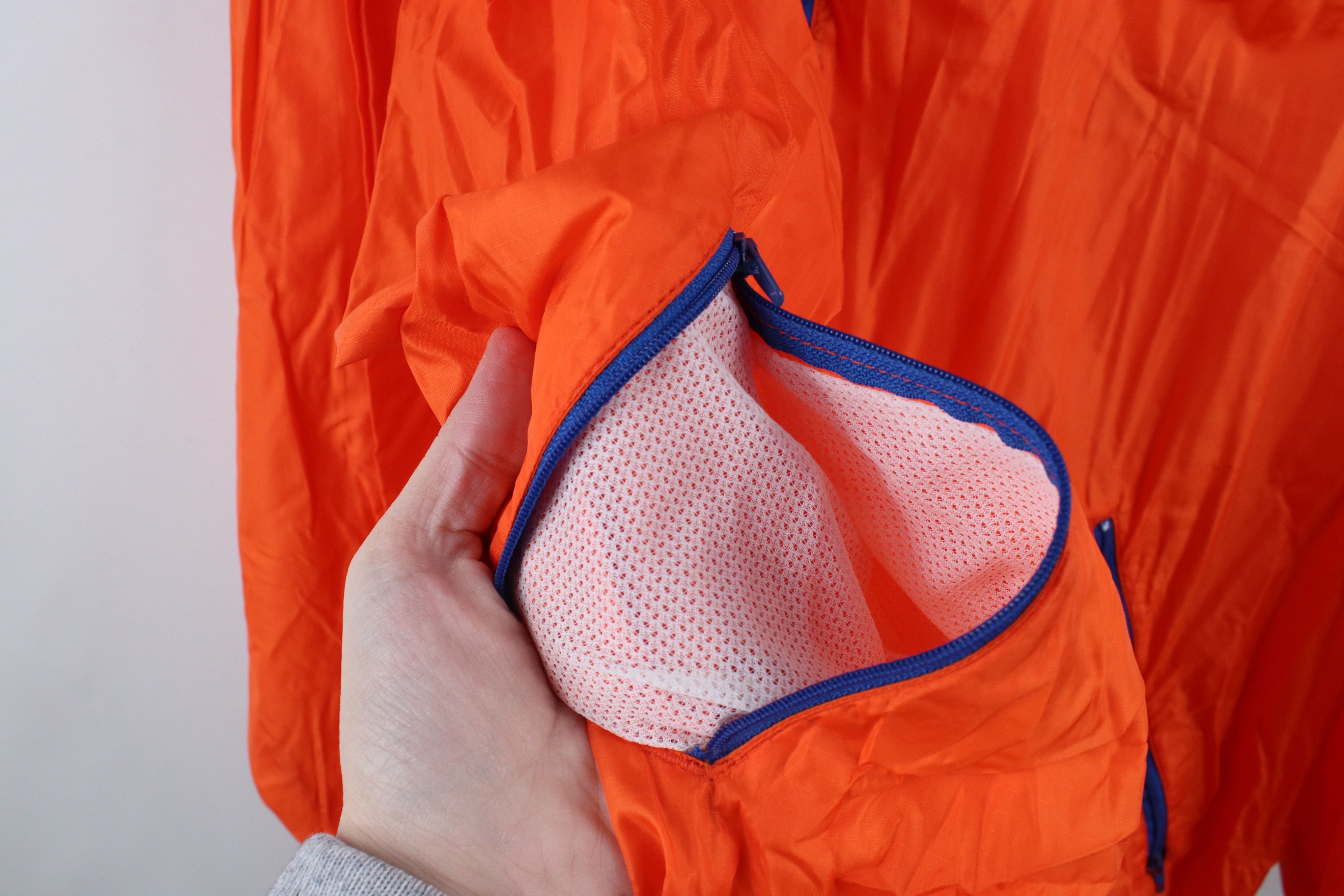 Lands' End × Vintage Vintage 90s Lands End Half Zip Windbreaker Jacket Orange USA Size US XL / EU 56 / 4 - 5 Thumbnail