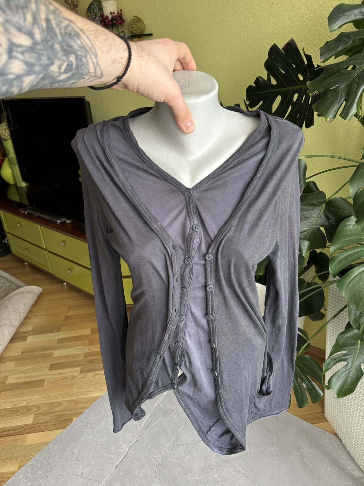 Rundholz Rundholz Black Label Button Up Jumper Avant Garde Size S / US 4 / IT 40 - 2 Thumbnail