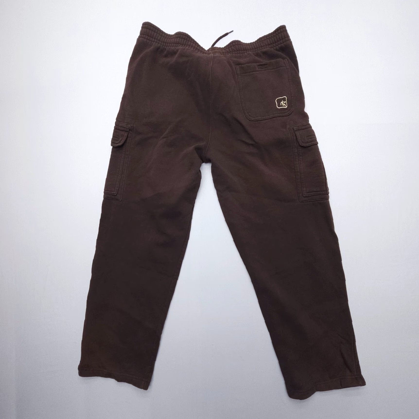 Vintage VINTAGE AND1 Cargo Sweatpants Mens XL Brown - Relaxed Fit, Drawstring, Pockets, Fleece Cotton Blend, 28in Inseam, Hip Hop Sportswear Size US 36 / EU 52 - 3 Thumbnail
