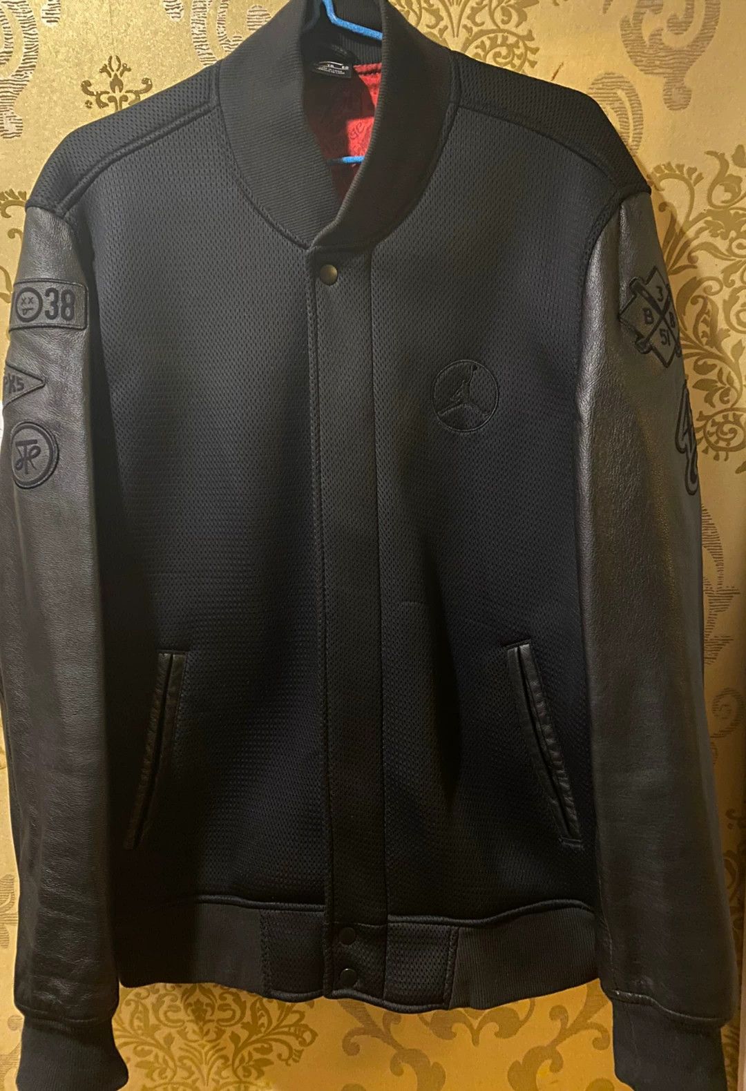 Jordan Brand nike air jordan anniversary black baseball jacket Size US XL / EU 56 / 4 - 1 Thumbnail