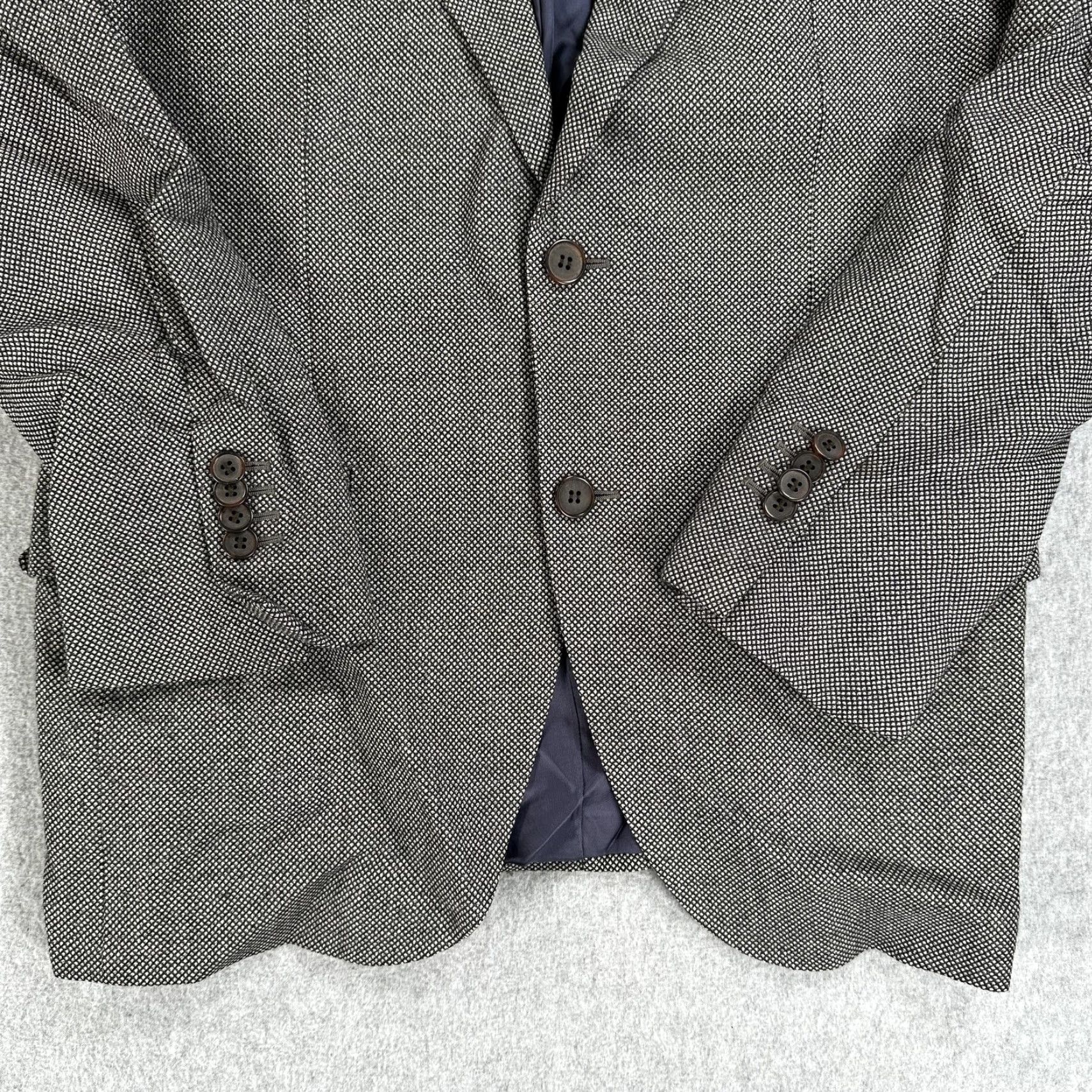 Suitsupply Suitsupply Lazio Blazer Vest Zignone Mens 38 Gray Wool 2 Piece Set Slim Fit Size 38R - 5 Thumbnail