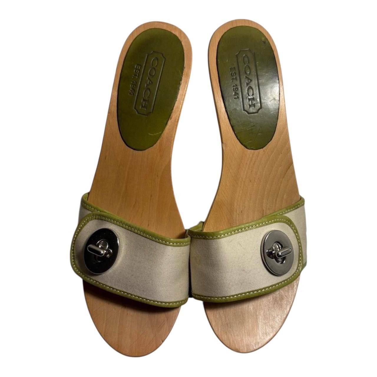 Coach coach wooden heels Size US 6 / IT 36 - 3 Thumbnail