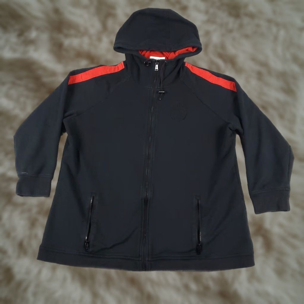 Ralph Lauren VINTAGE Ralph Lauren Sweater Hoodie Womens Full Zip Up Casual Fall Winter 1X Black Size XL / US 12-14 / IT 48-50 - 1 Thumbnail