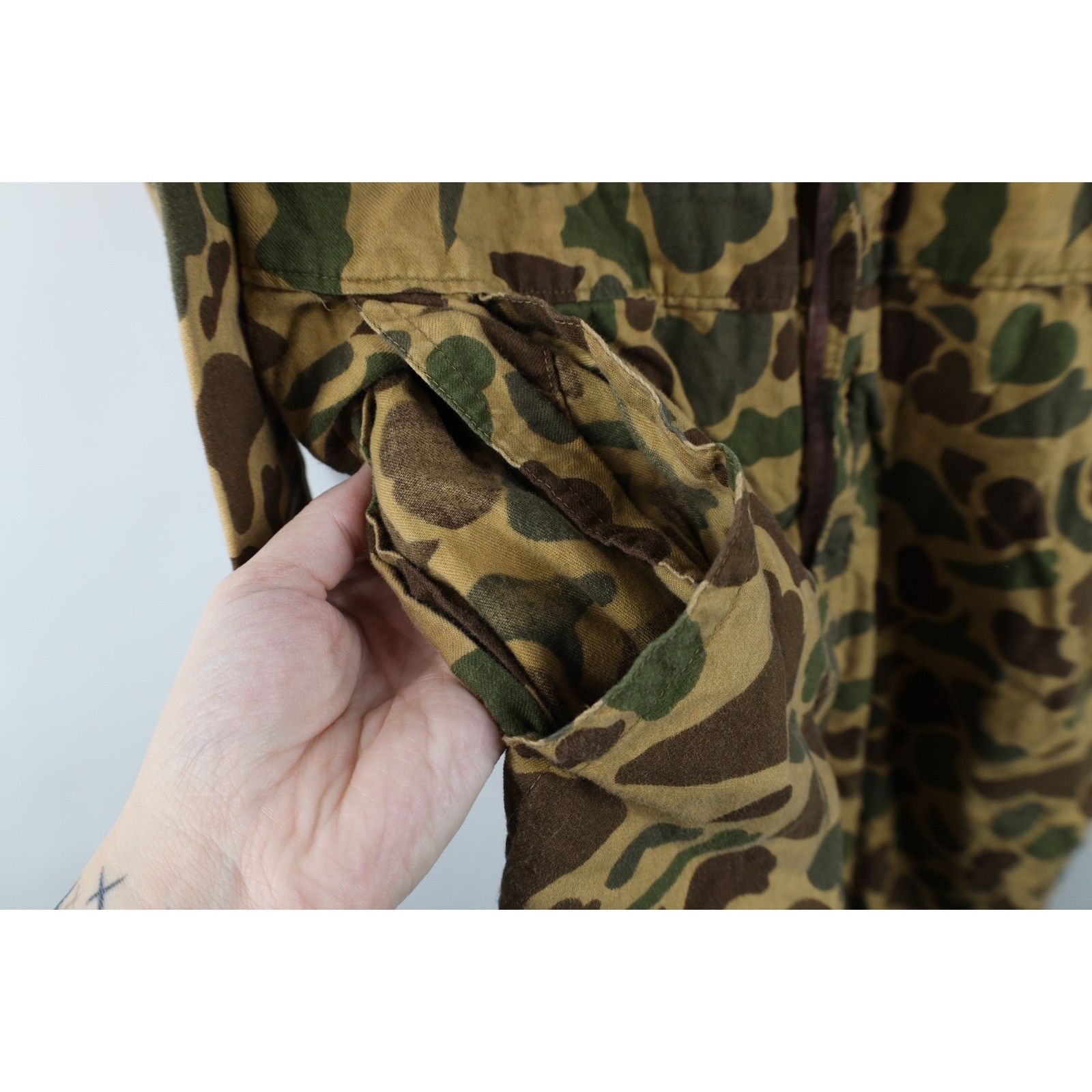 Vintage Vintage 70s Streetwear Frogskin Camouflage Coveralls Size US S / EU 44-46 / 1 - 7 Thumbnail