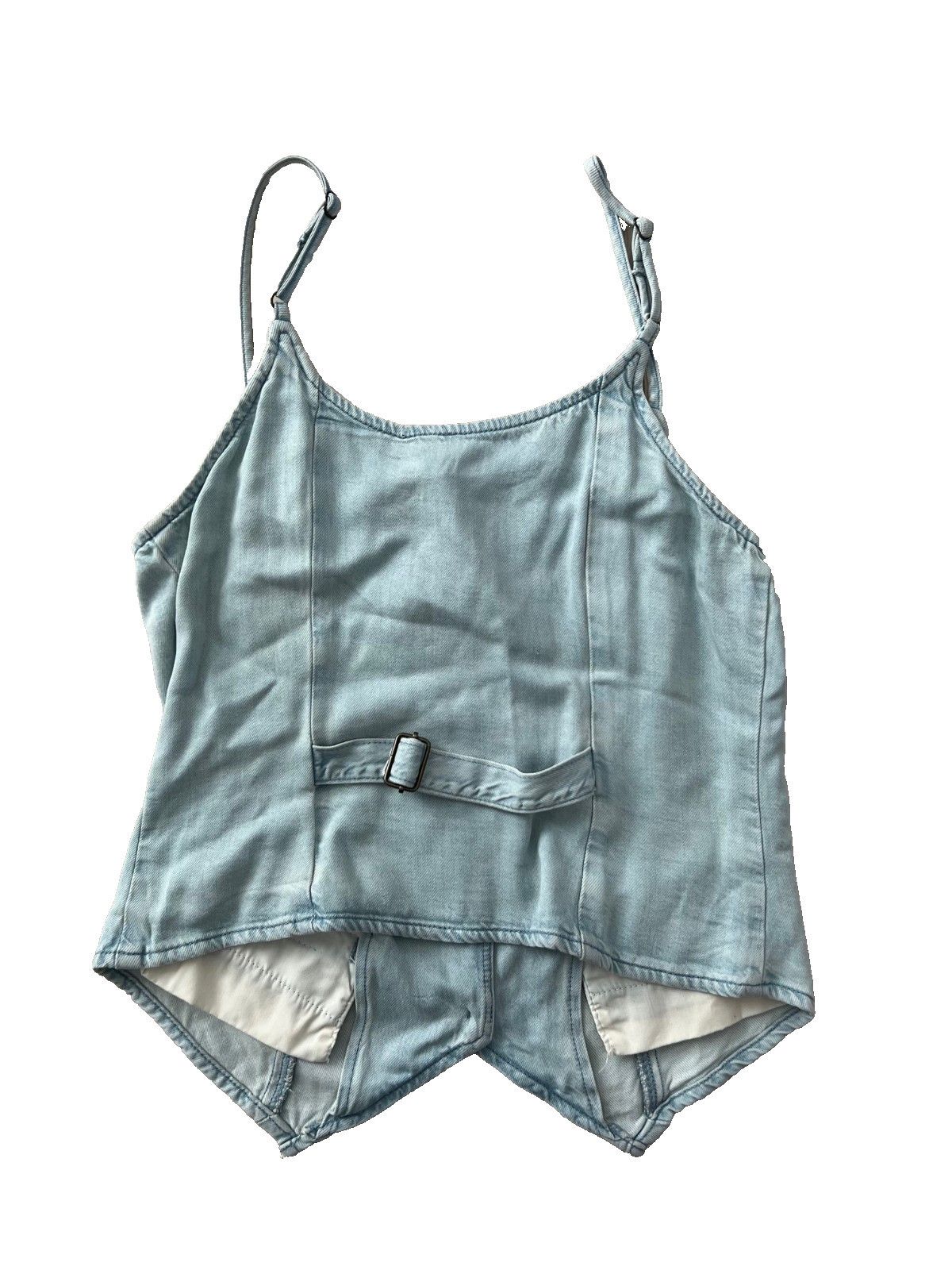Young Fabulous & Broke Young Fabulous & Broke YFB Tate Denim Vest Indigo Pale Blue Size S / US 4 / IT 40 - 4 Thumbnail