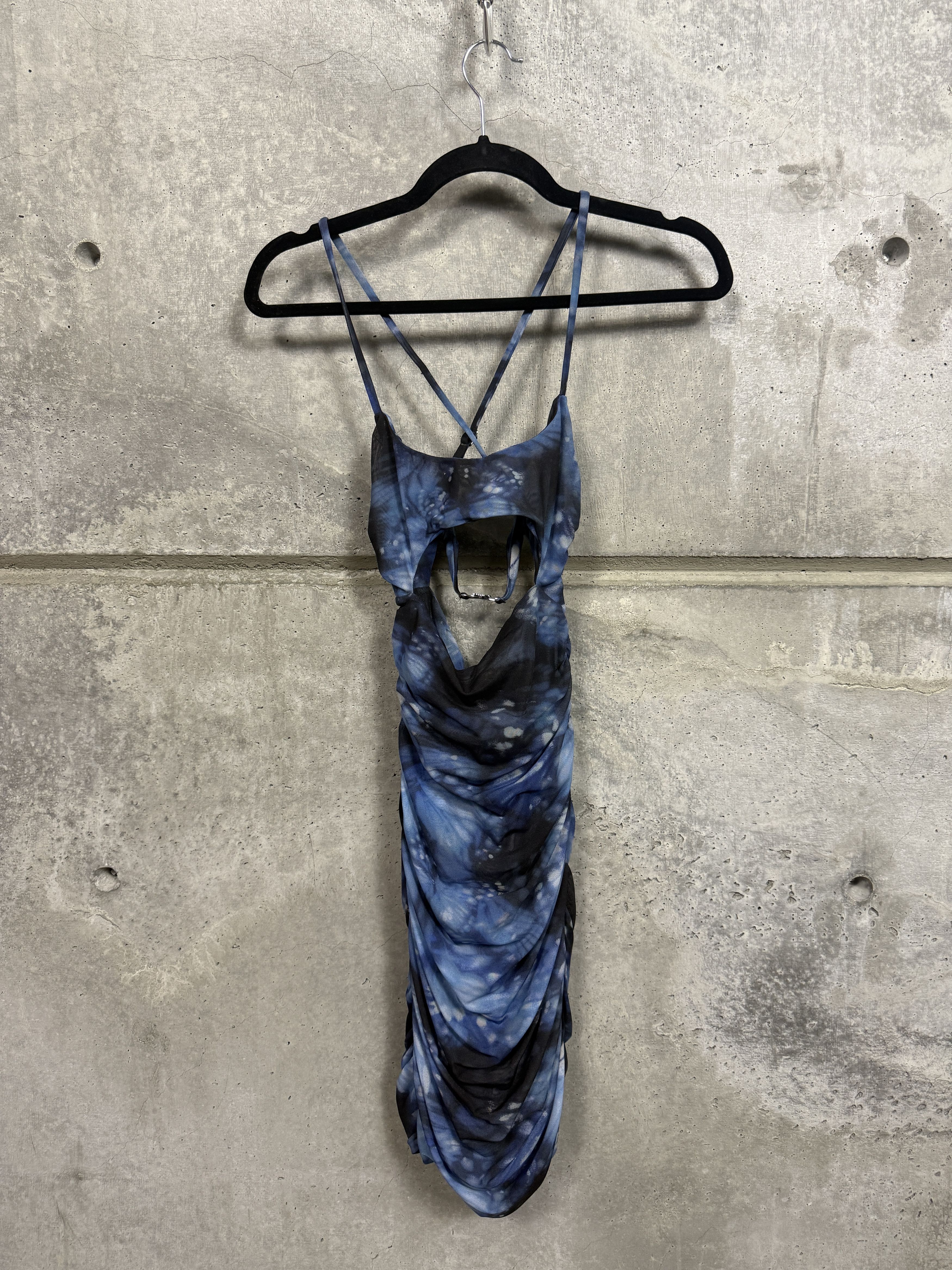 Misbhv $395 MISBHV Blue Butterfly Mini Dress Size XS / US 0-2 / IT 36-38 - 11 Thumbnail