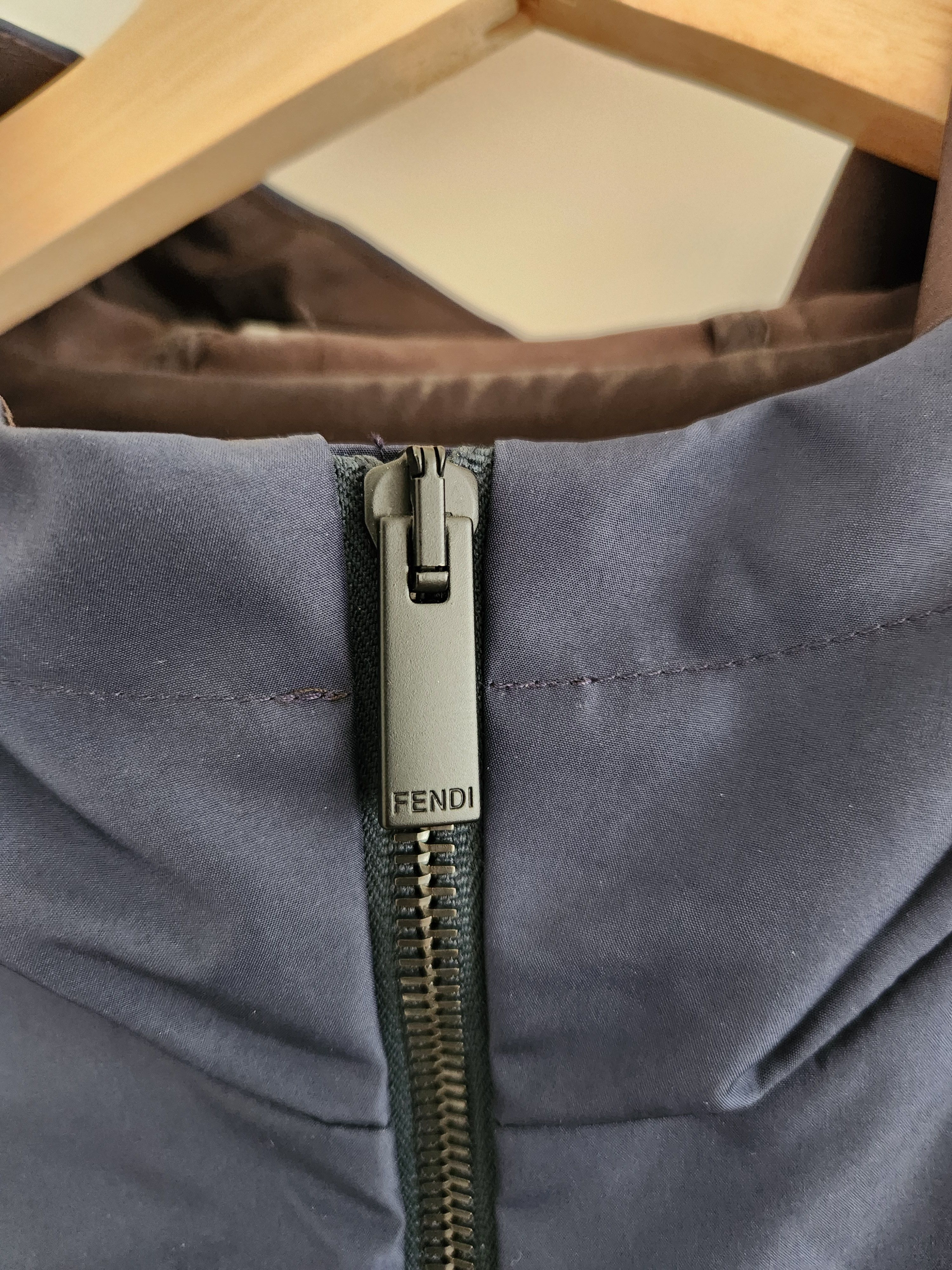 Fendi Fendi monster bug eye spray jacket dark blue and brown Size US M / EU 48-50 / 2 - 3 Thumbnail