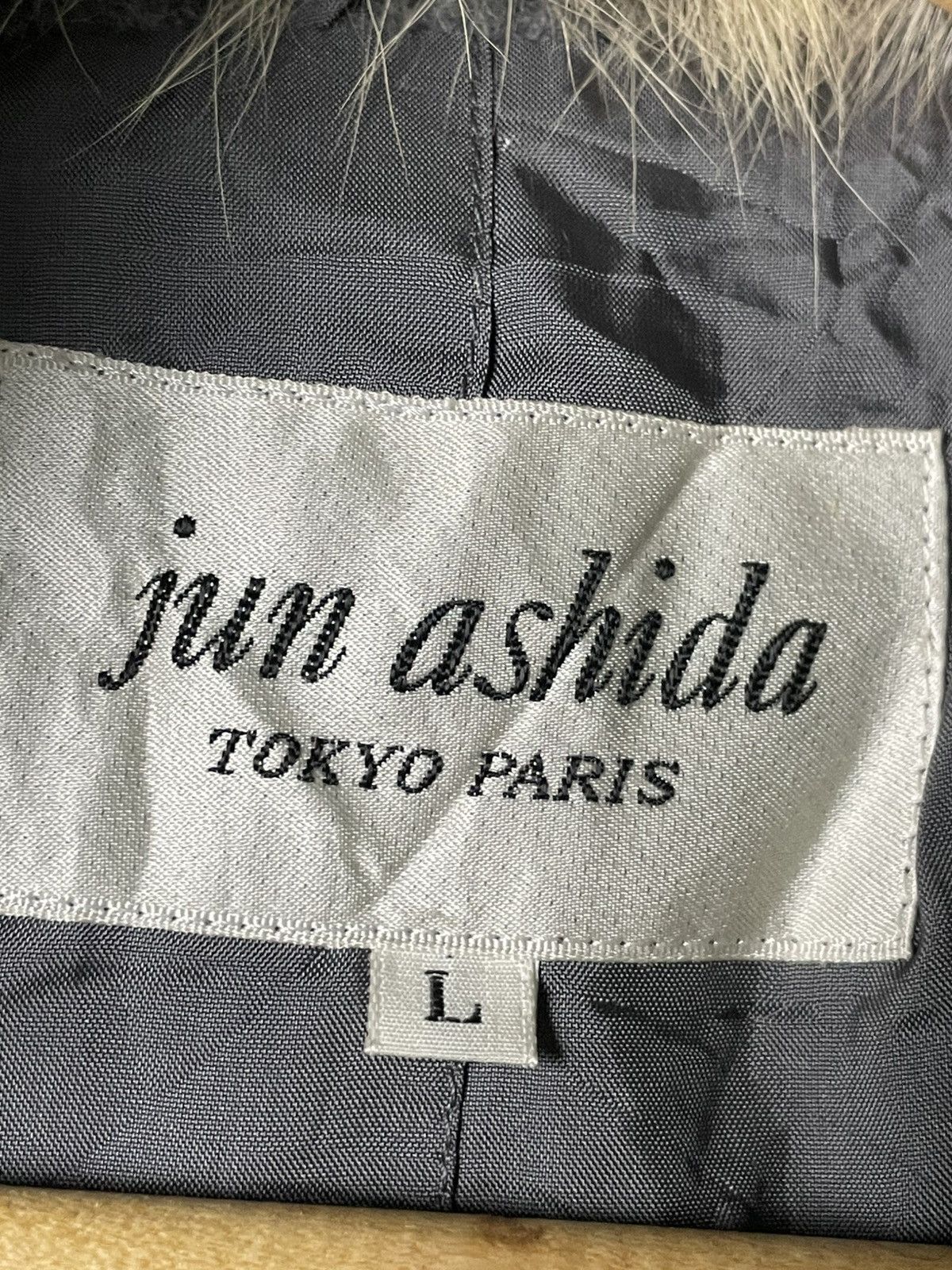 Japanese Brand × Vintage JUN ASHIDA Japanese Brand Fur Collar Coat (65) Size US L / EU 52-54 / 3 - 10 Thumbnail