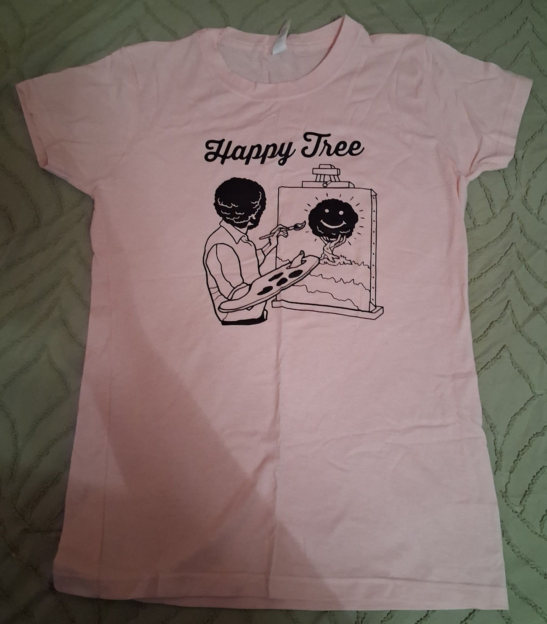 Other Happy Tree Bob Ross Tee Size L / US 10 / IT 46 - 1 Thumbnail
