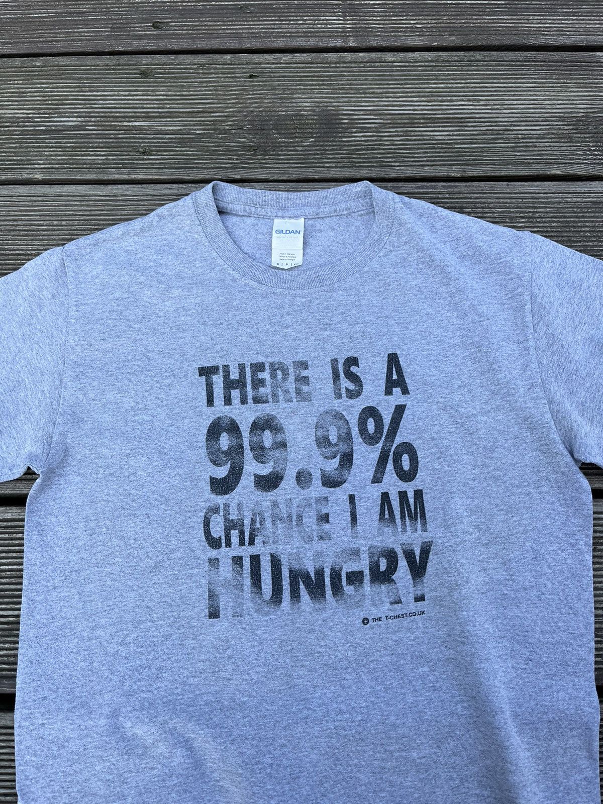 Vintage Vintage 99.99% I am Hungry Funny T-shirt Tee S Size US S / EU 44-46 / 1 - 3 Thumbnail