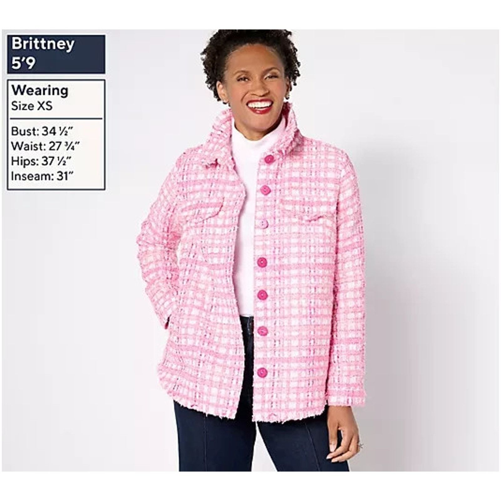 Kim Jones Jingle Belles by Kim Gravel Girl Boucle Shacket XXS A670893 Size XXS / US 00 / IT 34 - 2 Thumbnail