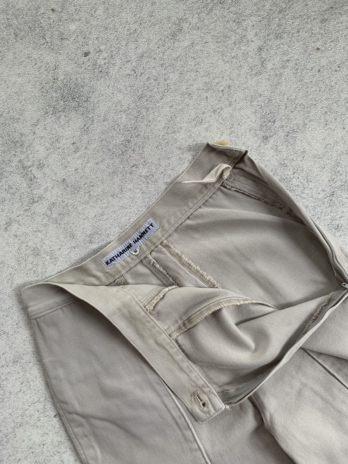Designer × Katharine Hamnett London Vintage Katharine hamnett zipper side trouser Size US 28 / EU 44 - 3 Thumbnail