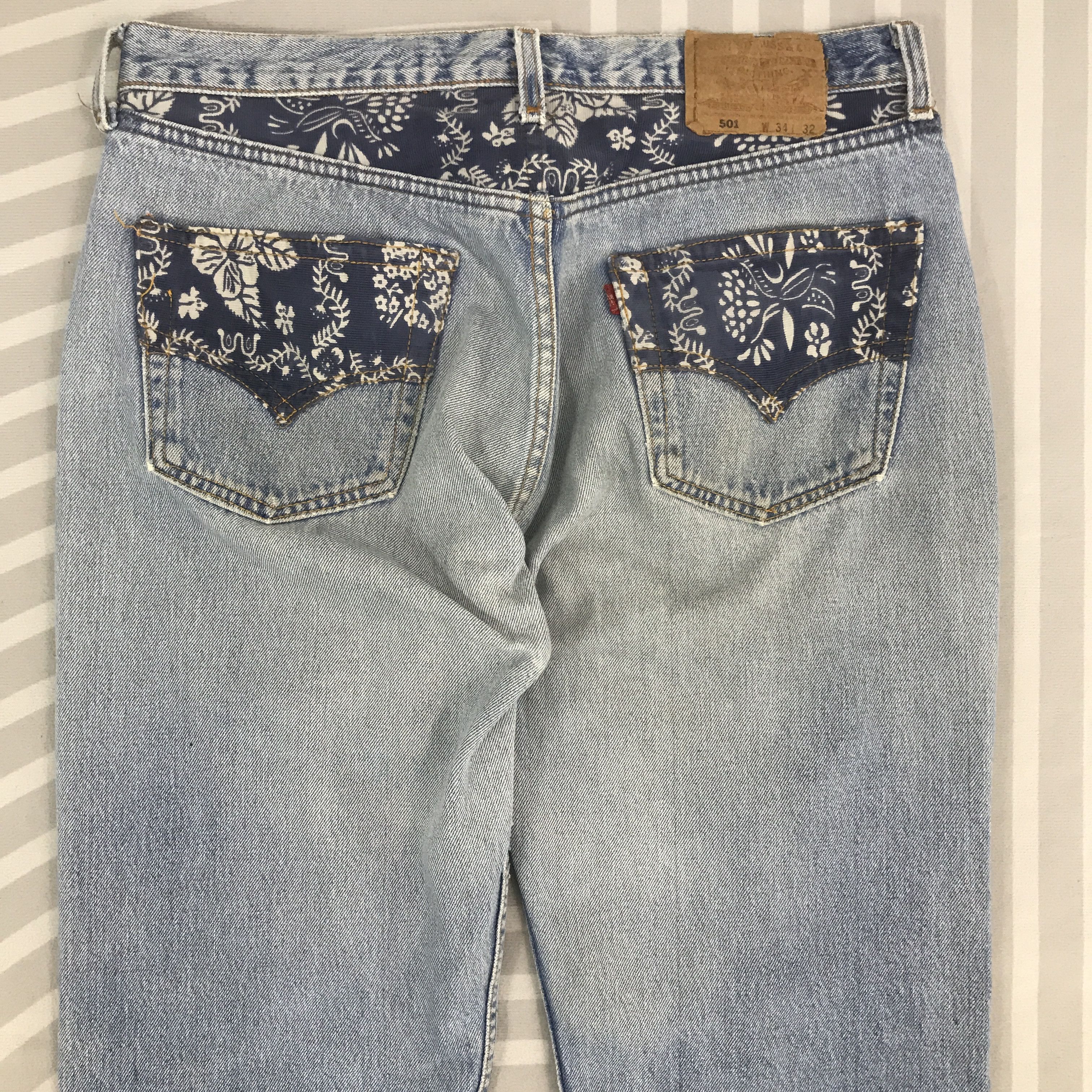 Levi's × Vintage Vintage Levi's 501 Ripped Distressed Denim Jeans pay Size US 31 - 5 Thumbnail