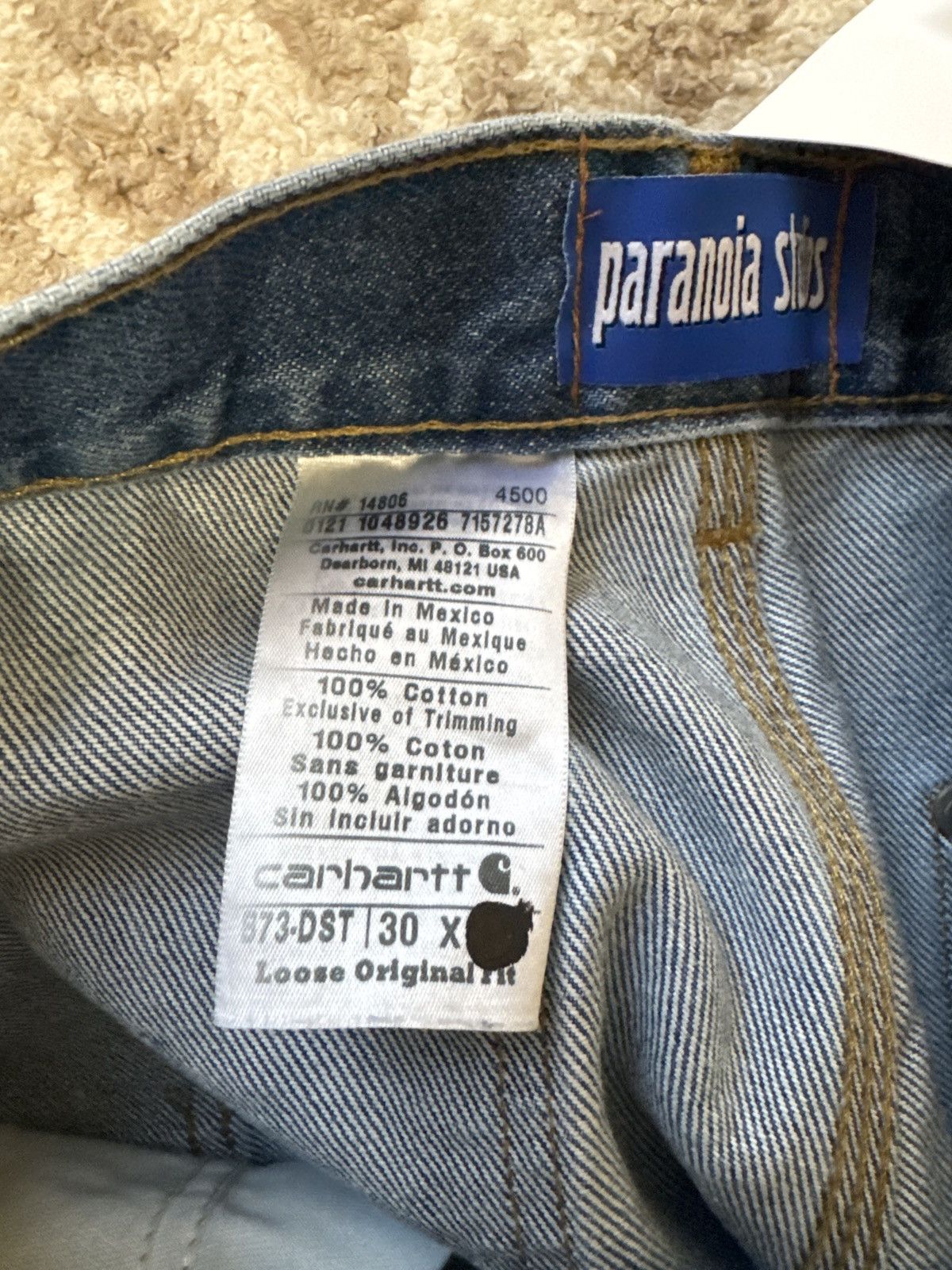 Carhartt Paranoia studios Size US 30 / EU 46 - 6 Thumbnail