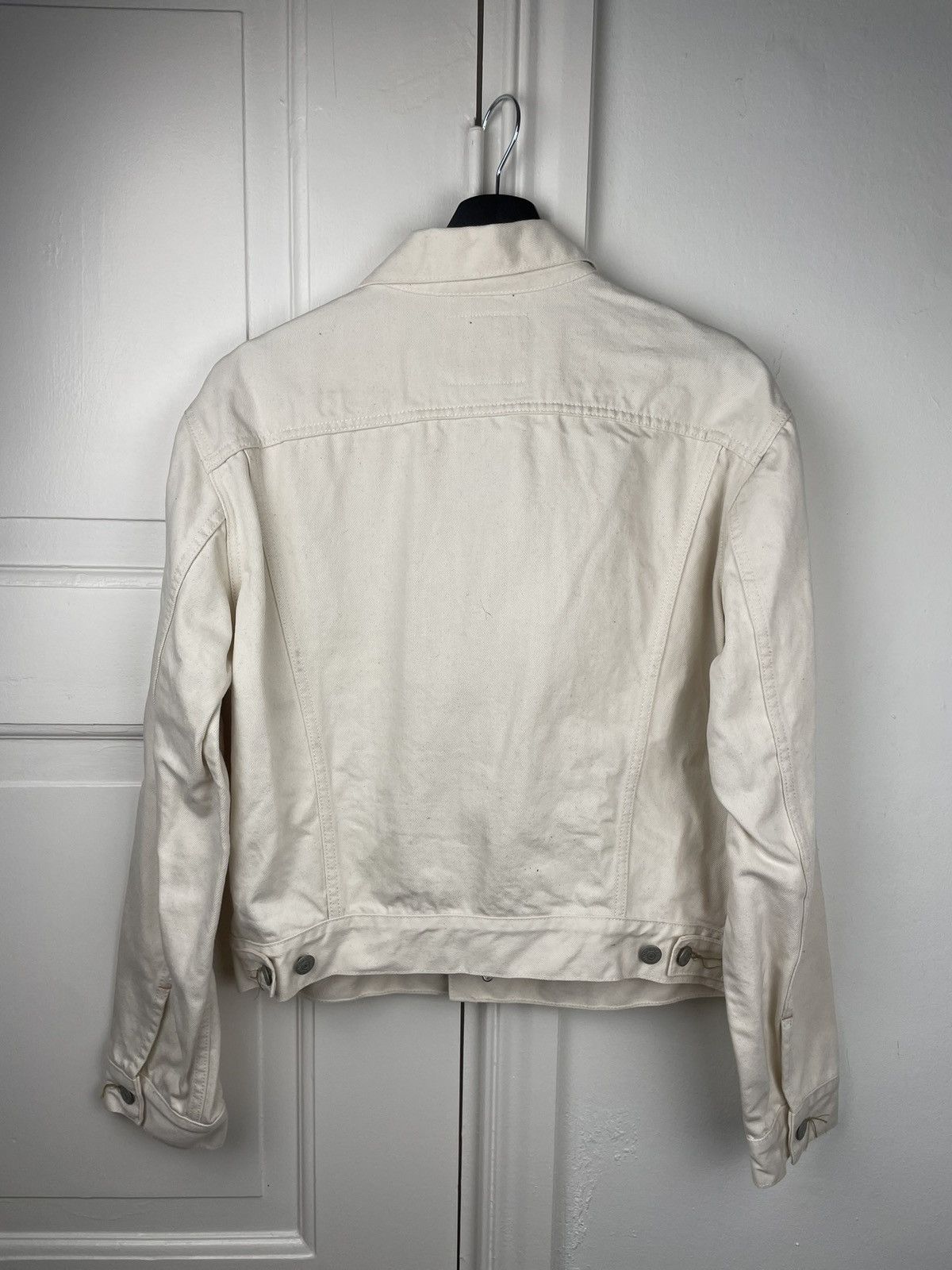 Acne Studios Acne Studios ❤️‍🔥 1998 ivory denim denim jacket coat Size US M / EU 48-50 / 2 - 2 Thumbnail