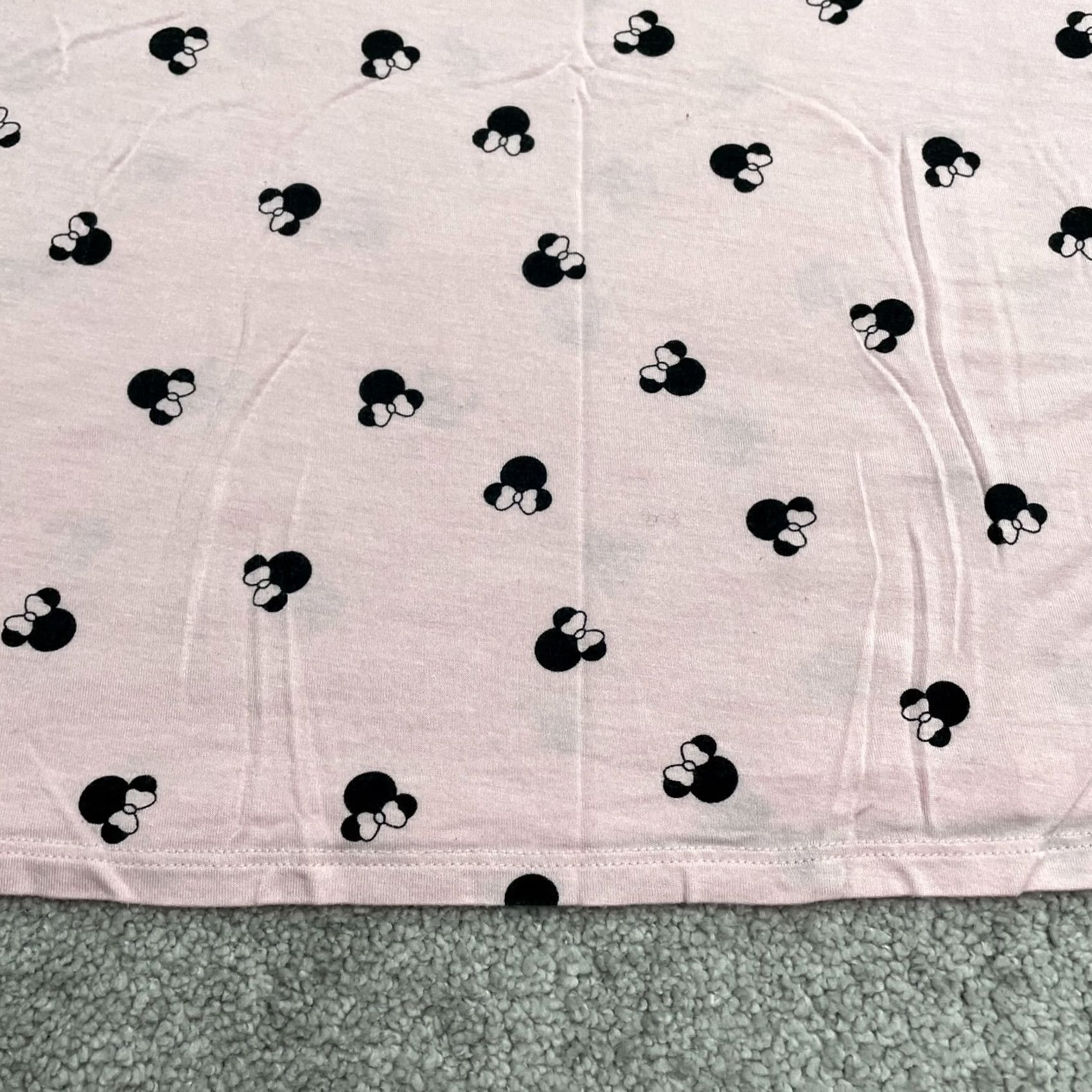 Disney Disney Minnie Mouse Pajama Top Graphic T-Shirt Womens Small Pink Pocket Soft Tee Size S / US 4 / IT 40 - 4 Thumbnail