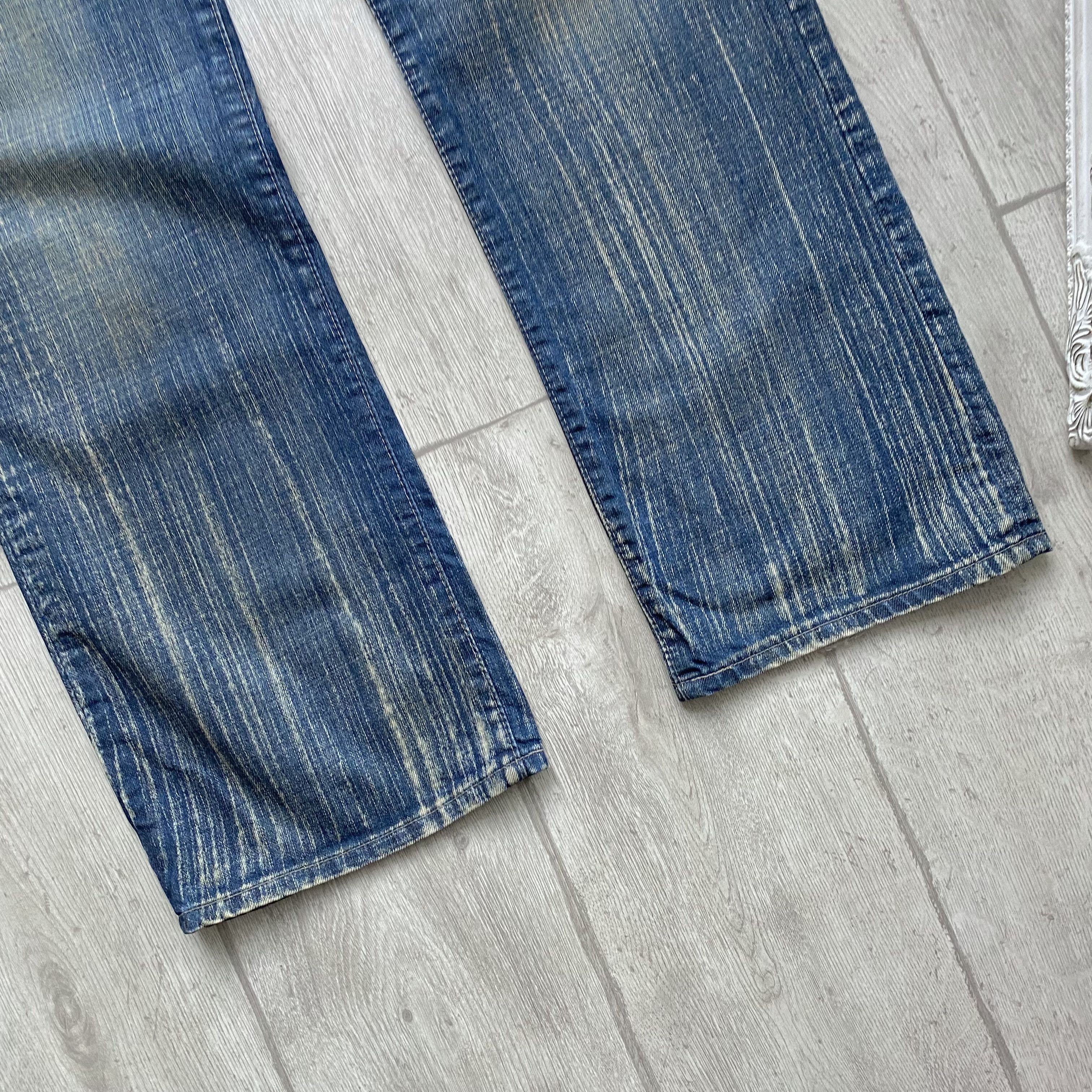 Hysteric Glamour 👖Vintage Amazing Jeans Japanese washed Denim Diesel style Size US 32 / EU 48 - 3 Thumbnail
