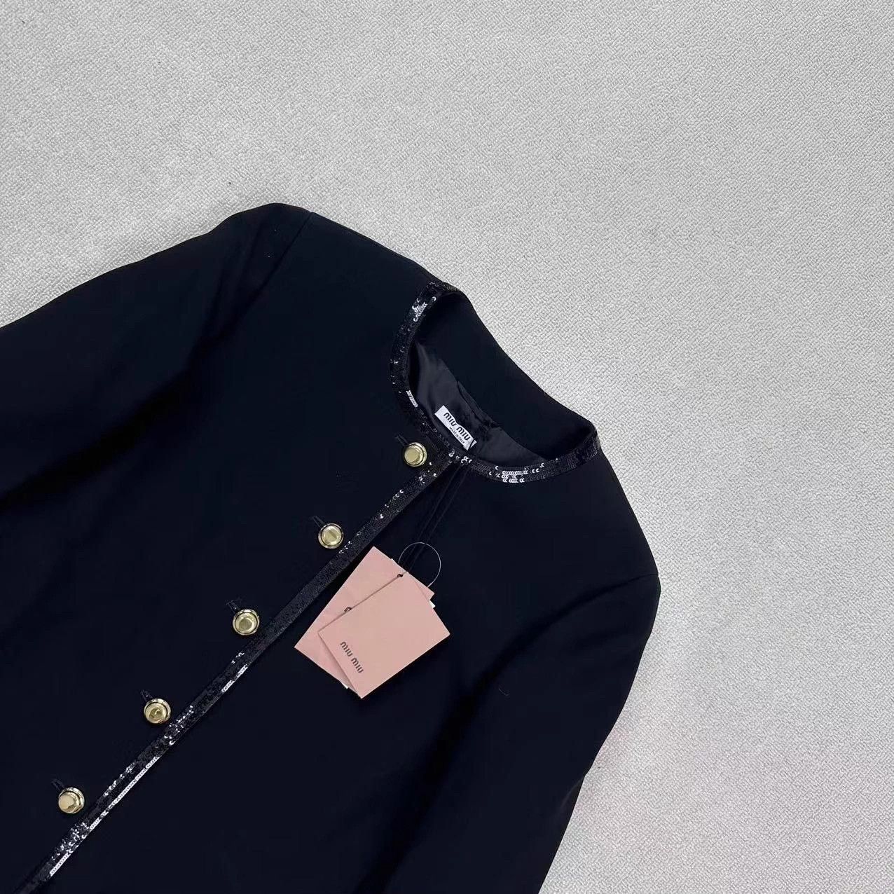 Miu Miu MIU MIU New Sequined Midi Coat 40 Size M / US 6-8 / IT 42-44 - 3 Thumbnail