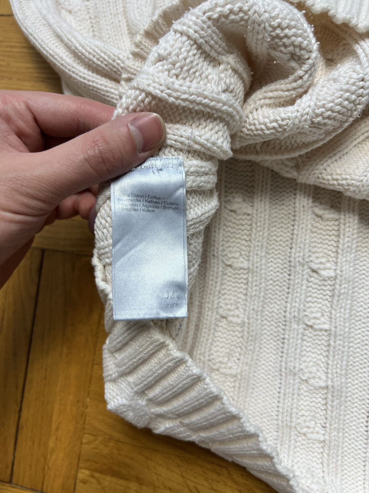 Lacoste × Vintage Unisex Braid Sweater Lacoste Small Logo Size US M / EU 48-50 / 2 - 3 Thumbnail