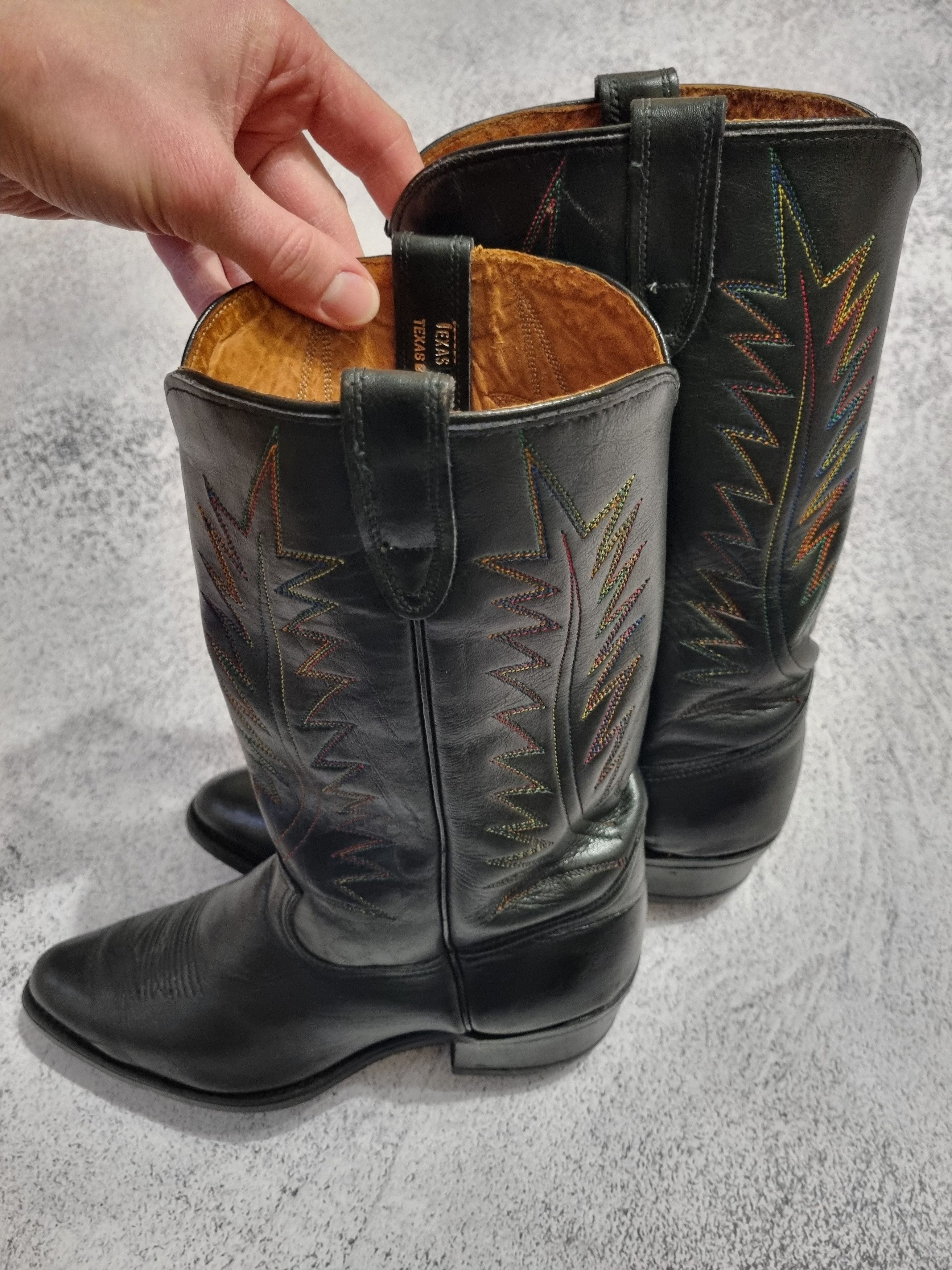 Vintage Vintage Leather Cowboy Western Boots Size US 10.5 / EU 43-44 - 8 Thumbnail