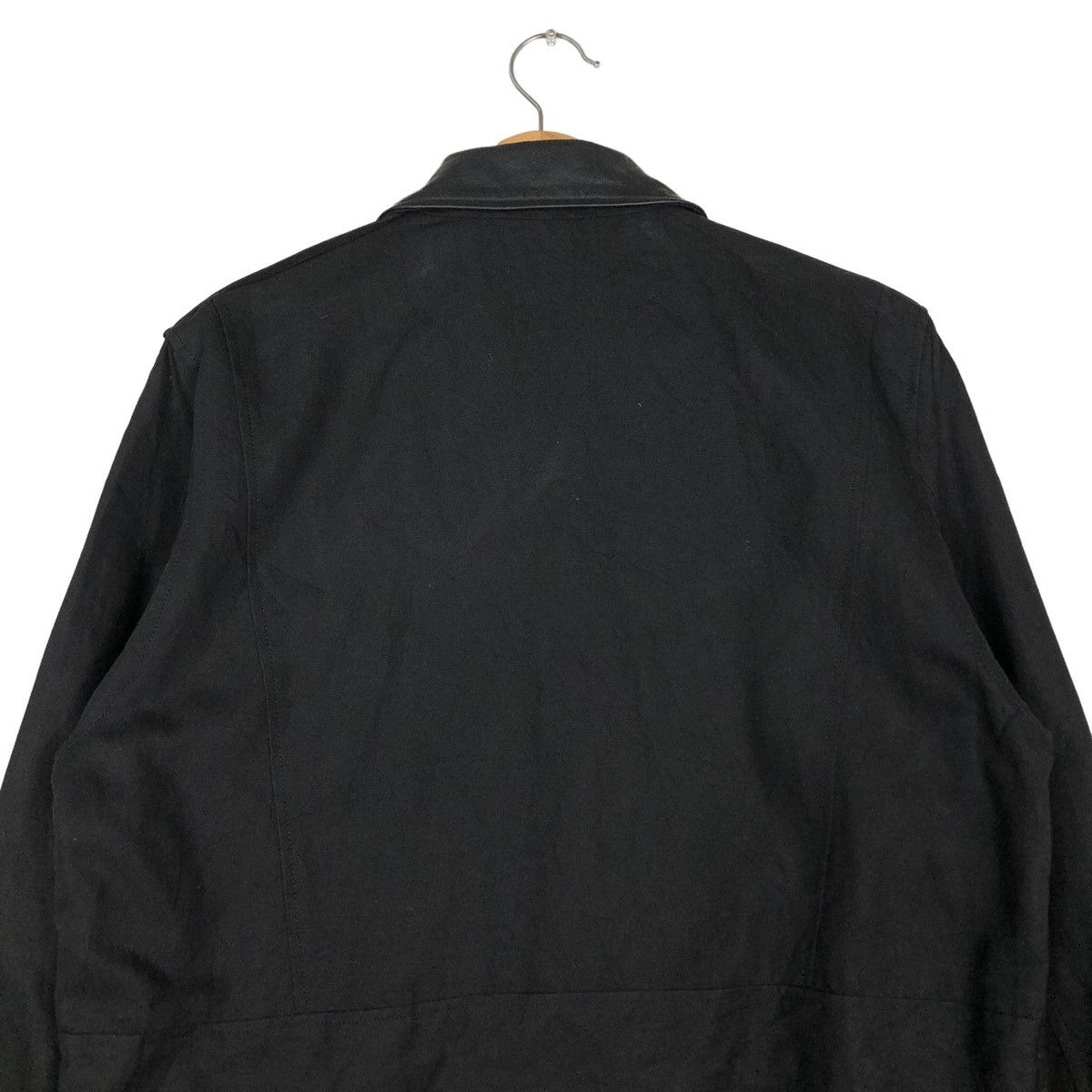 Japanese Brand BIKER JACKET LEATHER POCKET VIRUS JAPAN ISSEY MIYAKE DESIGN Size US S / EU 44-46 / 1 - 9 Thumbnail
