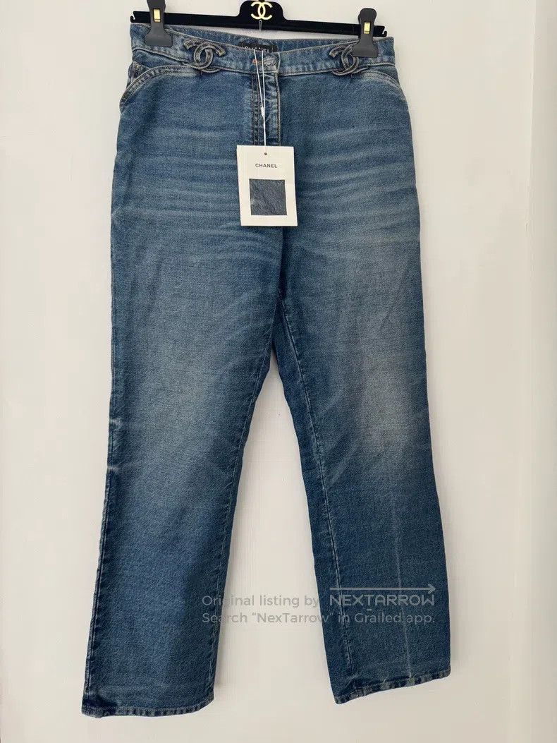 Chanel Chanel Waist double c logo jeans Size 24" / US 00 / IT 34 - 1 Thumbnail