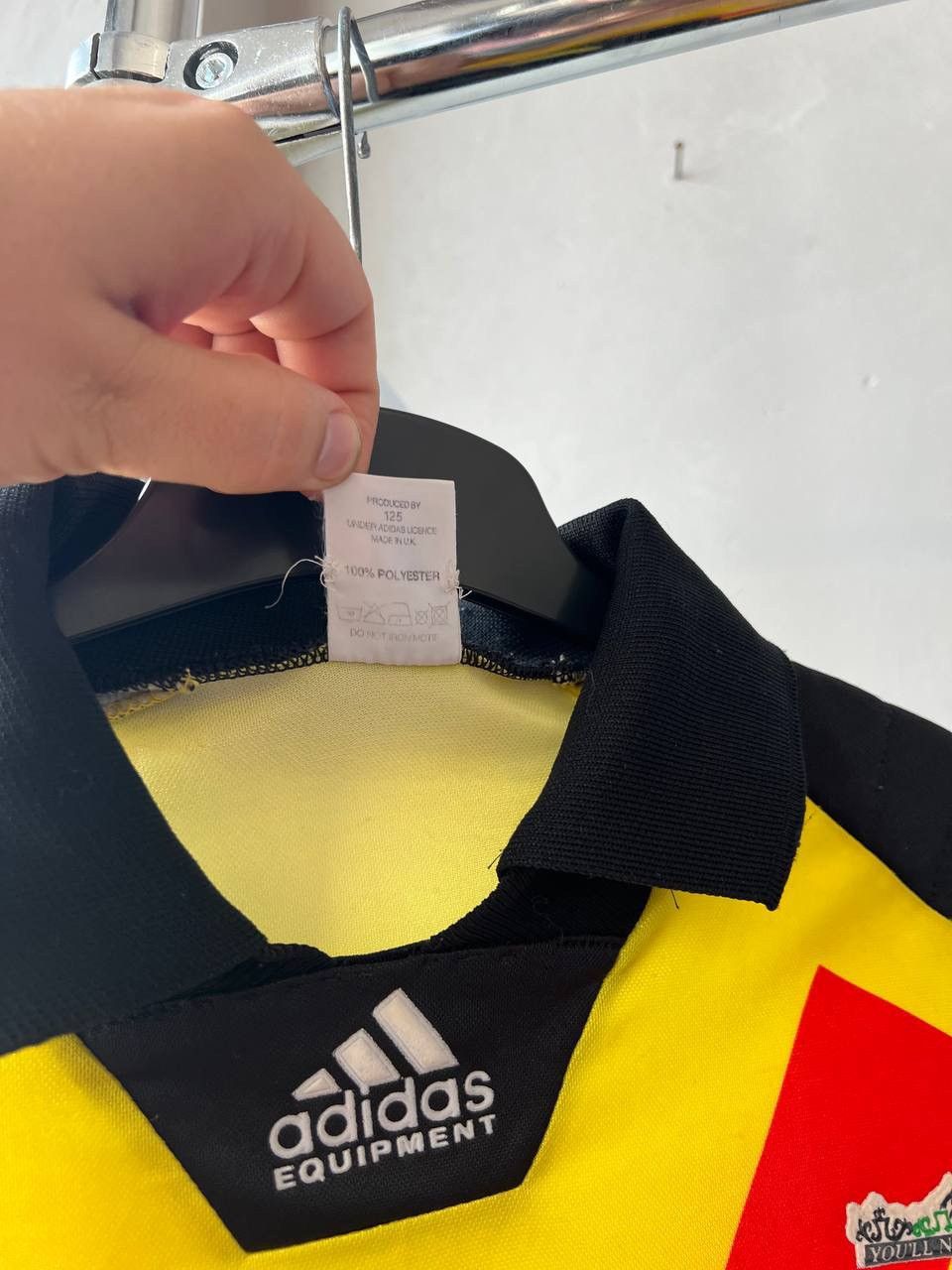 Adidas VERY RARE! 1992/93 LIVERPOOL FC GK 100 YEARS SOCCER JERSEY Size US M / EU 48-50 / 2 - 14 Thumbnail