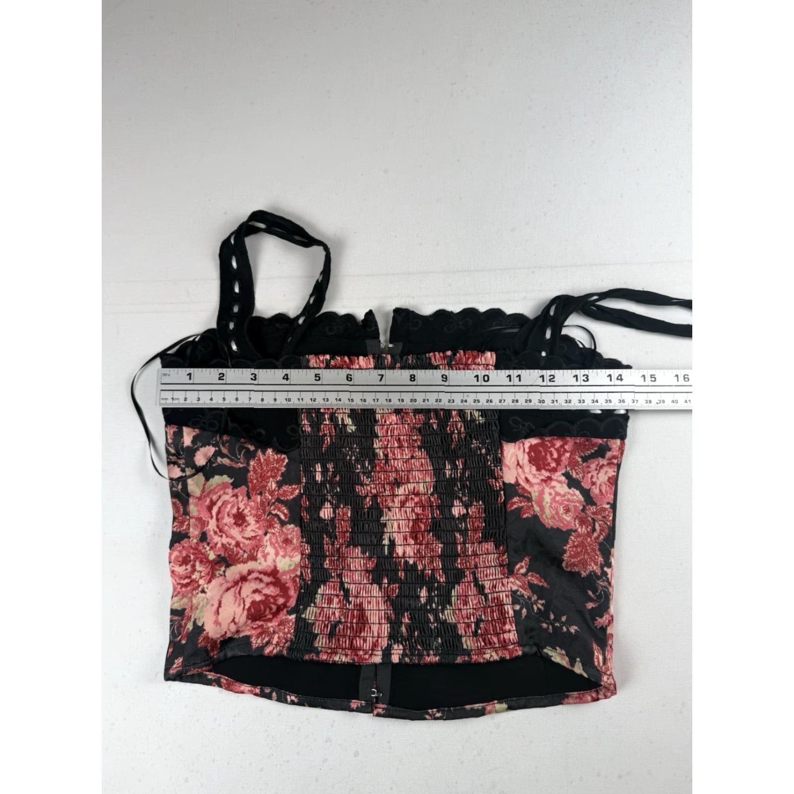 Free People Free People Belle Corset Top XS Floral Eyelet Lace Size XS / US 0-2 / IT 36-38 - 5 Thumbnail