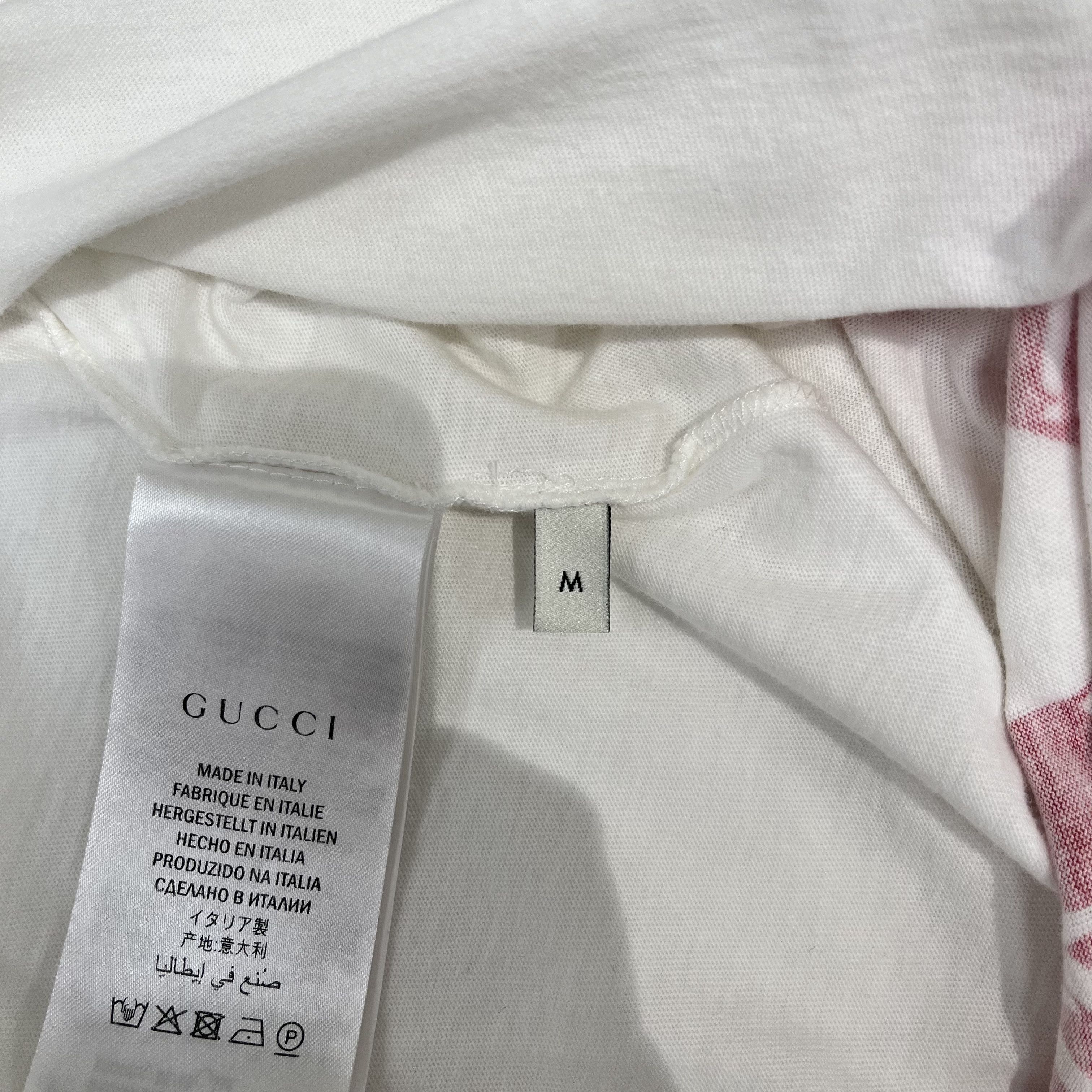 Gucci Gucci Guccify Snake Tee White Size US M / EU 48-50 / 2 - 6 Thumbnail
