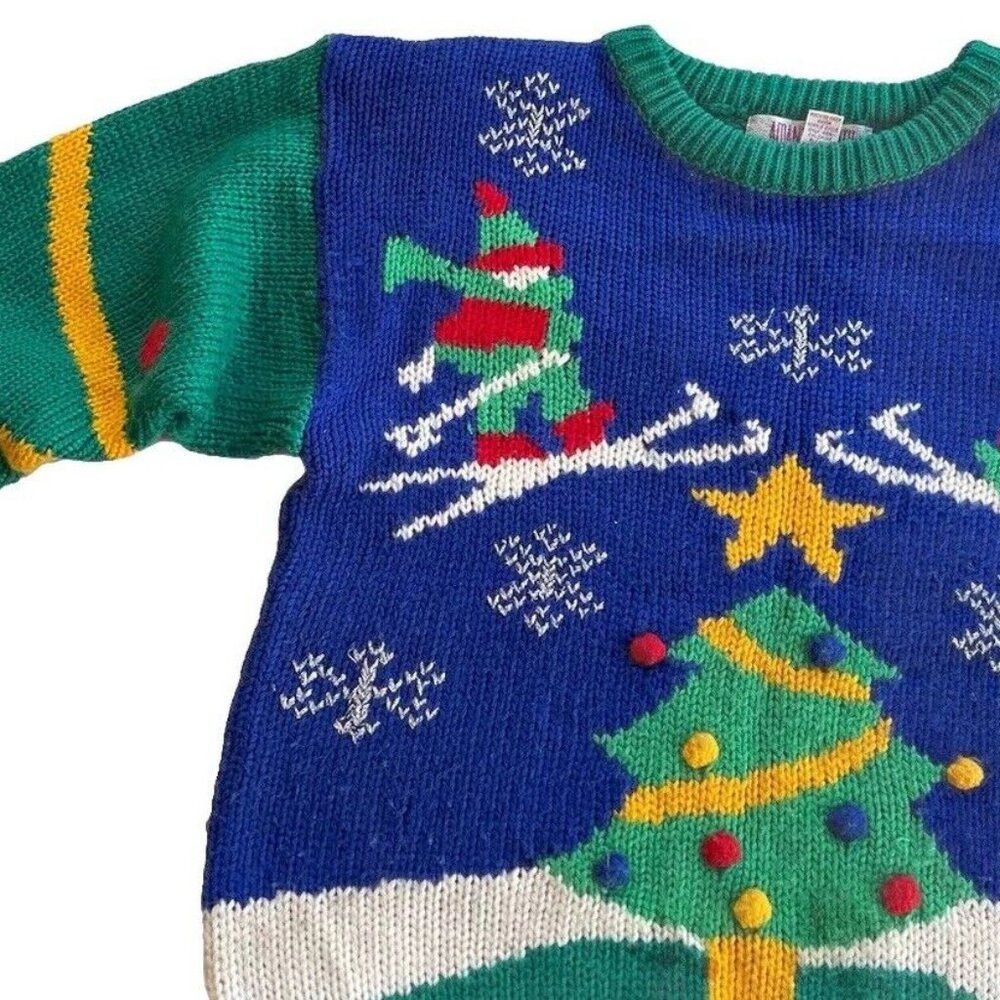 Holiday Brand × Vintage Vintage Amanda Smith Women's Ugly Christmas Sweater Acrylic Size M / US 6-8 / IT 42-44 - 3 Thumbnail