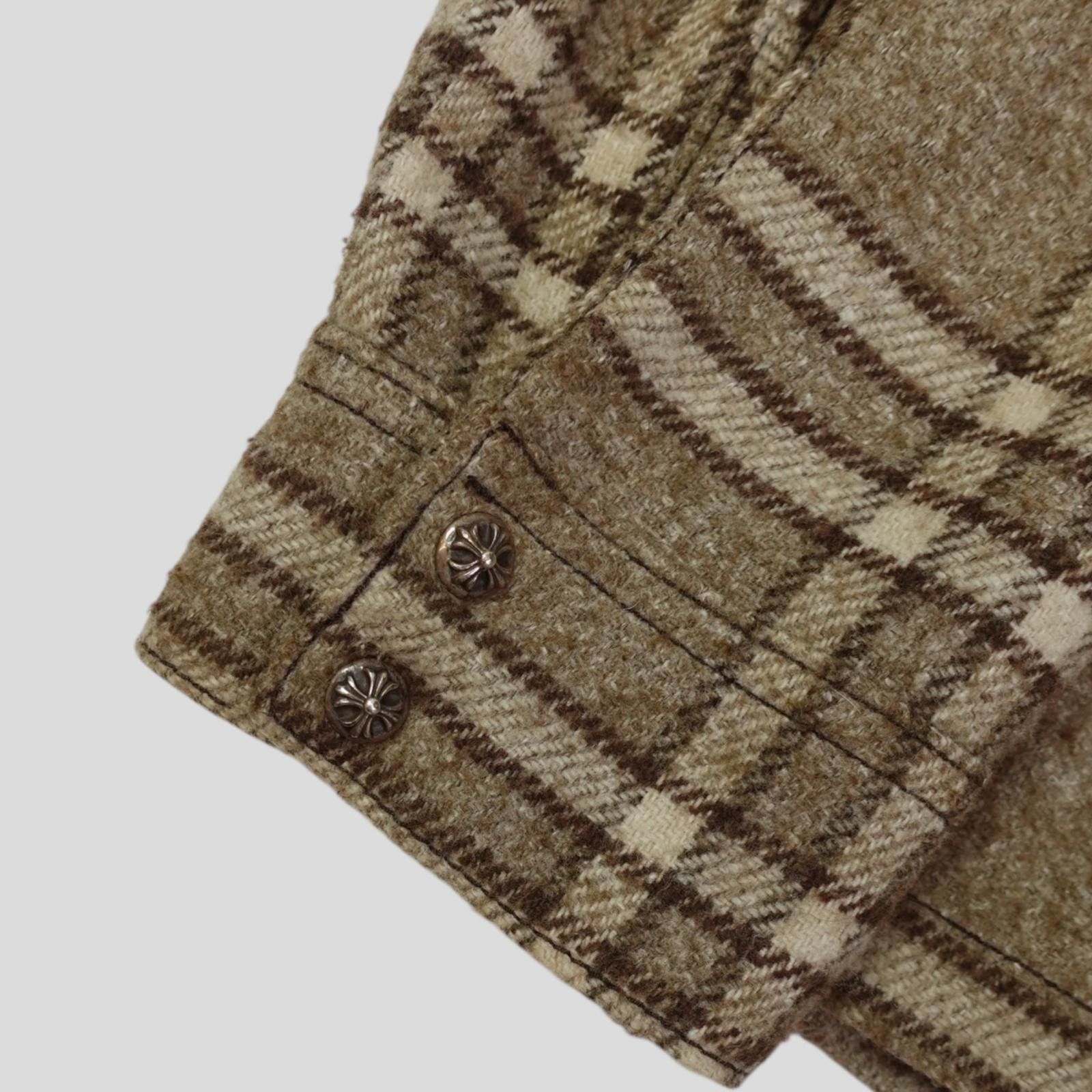 Chrome Hearts Chrome Hearts Flannel in Khaki - Large Size US L / EU 52-54 / 3 - 3 Thumbnail